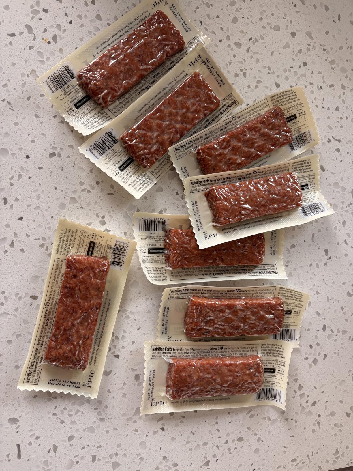 EPIC Uncured Bacon and Pork Bars, Paleo Friendly, Protein Snacks, 12 Ct, 18 oz customer photo 1