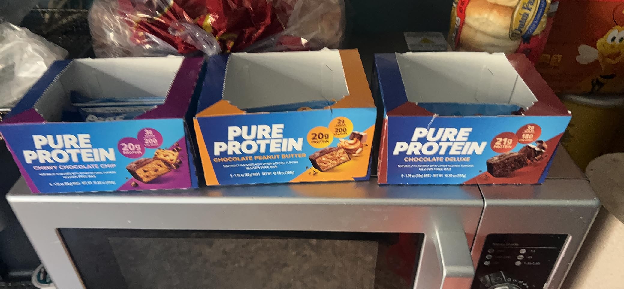 Pure Protein Bars, High Protein, Nutritious Snacks to Support Energy, Low Sugar, Gluten Free, Variety Pack, 1.76oz, 18 Pack customer photo 1