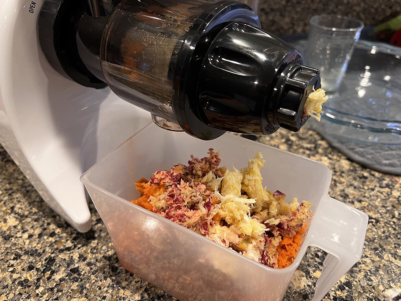 Tribest Solostar SS-4200-B Horizontal Slow Masticating Juicer, Single Auger Cold Press Juicer & Juice Extractor, White customer photo 2