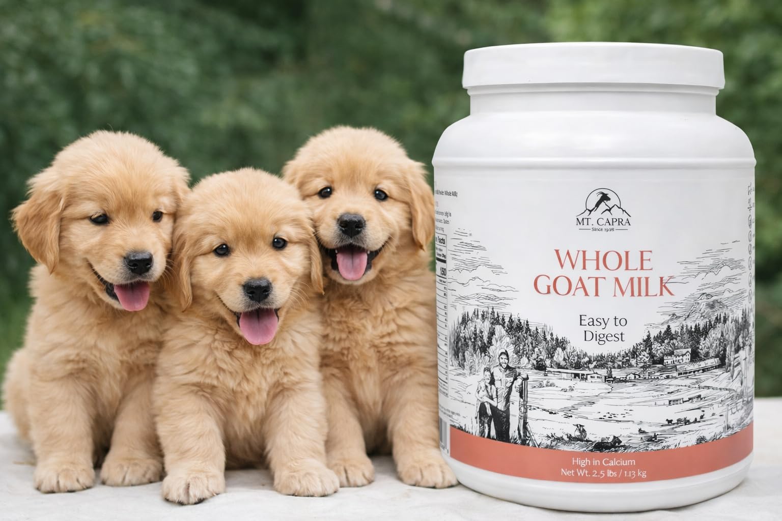 Mt. Capra Whole Goat Milk | from Non-GMO, Grass-Fed Goats, Creamy, Great Tasting, Easy to Digest, A2 Milk | 16 Servings - 1 Pound customer photo 1