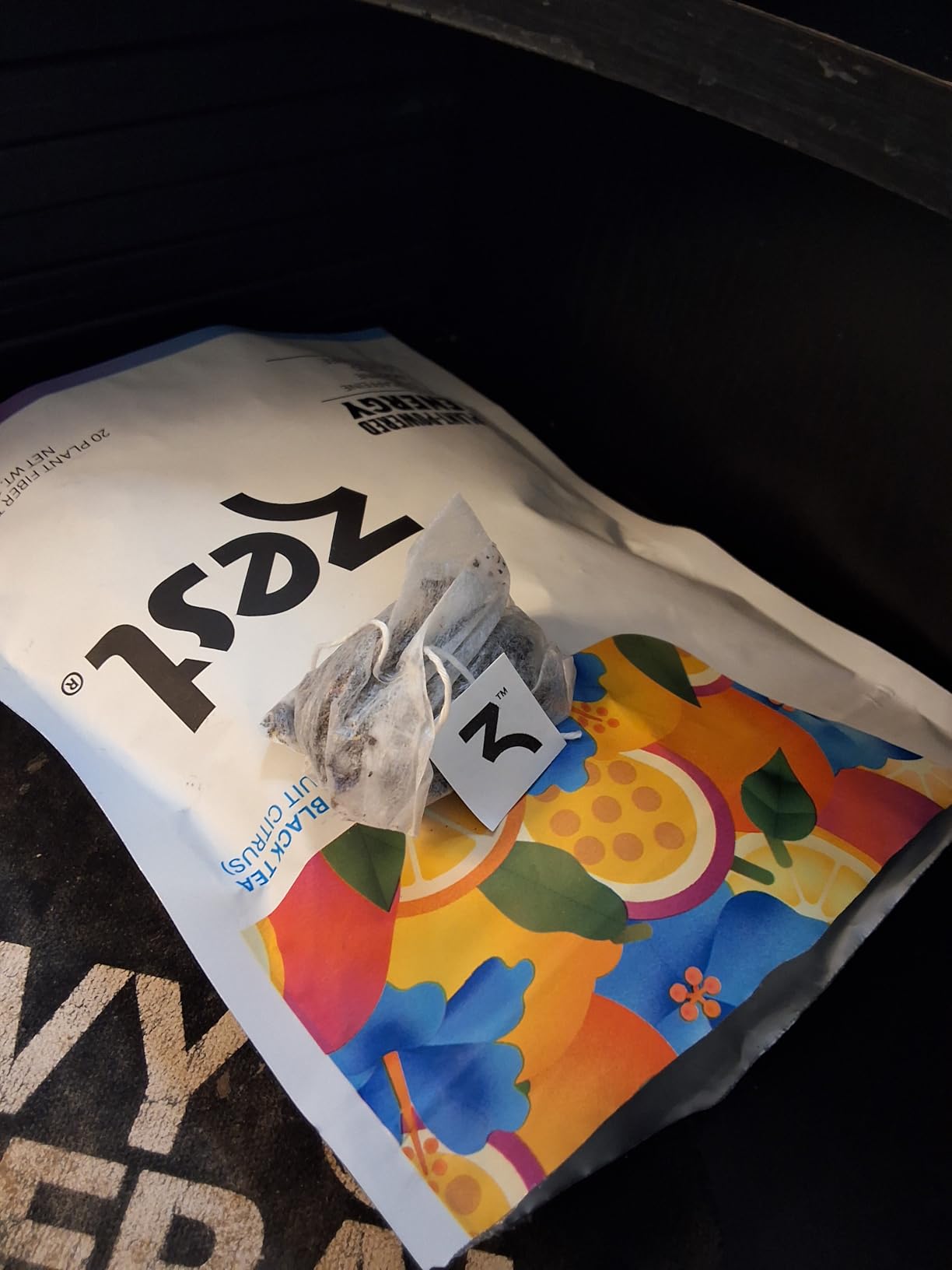Zest Energy Tea Bags - Blue Lady Passion Fruit Black Tea - High Caffeine Tea for Morning Energy, Focus & Clarity - 150mg Caffeine - 20Ct Pack customer photo 2