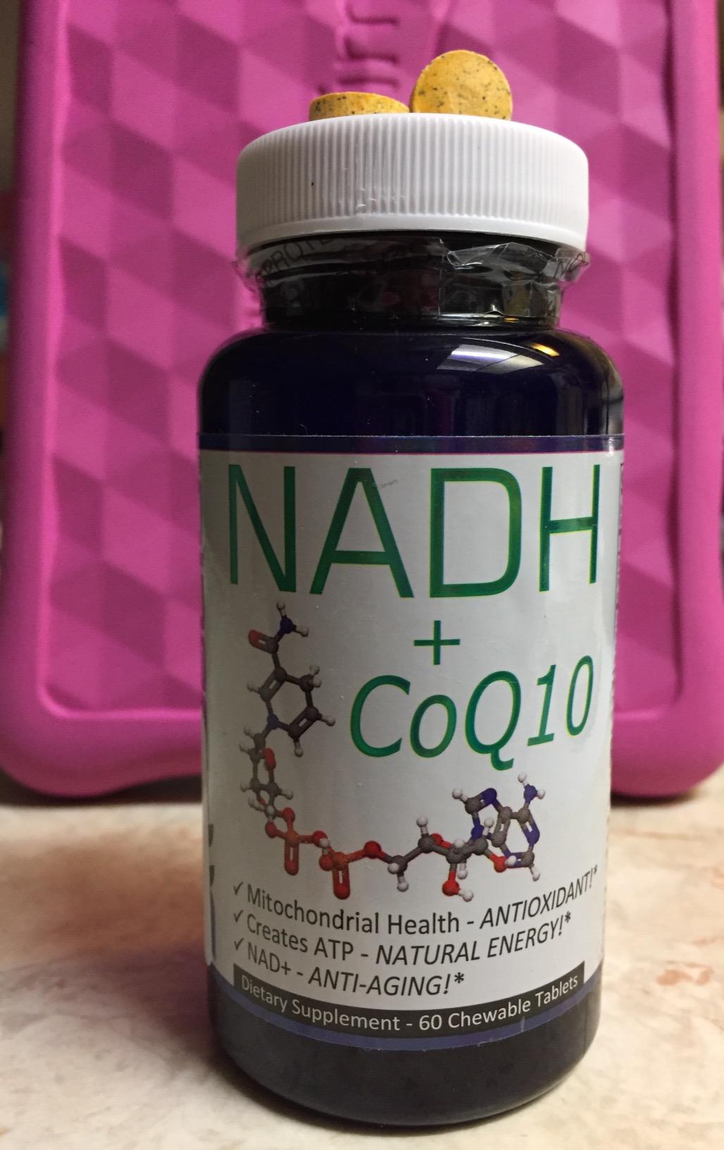 MAAC10 NADH + CoQ10 Supplement | Great Tasting Chewable Tablets | 50mg PANMOL NADH + 100mg CoQ10 | for Fatigue, Energy and Mental Focus | NAD+ Supplement (60 Tablets 2 per Serving) customer photo 1
