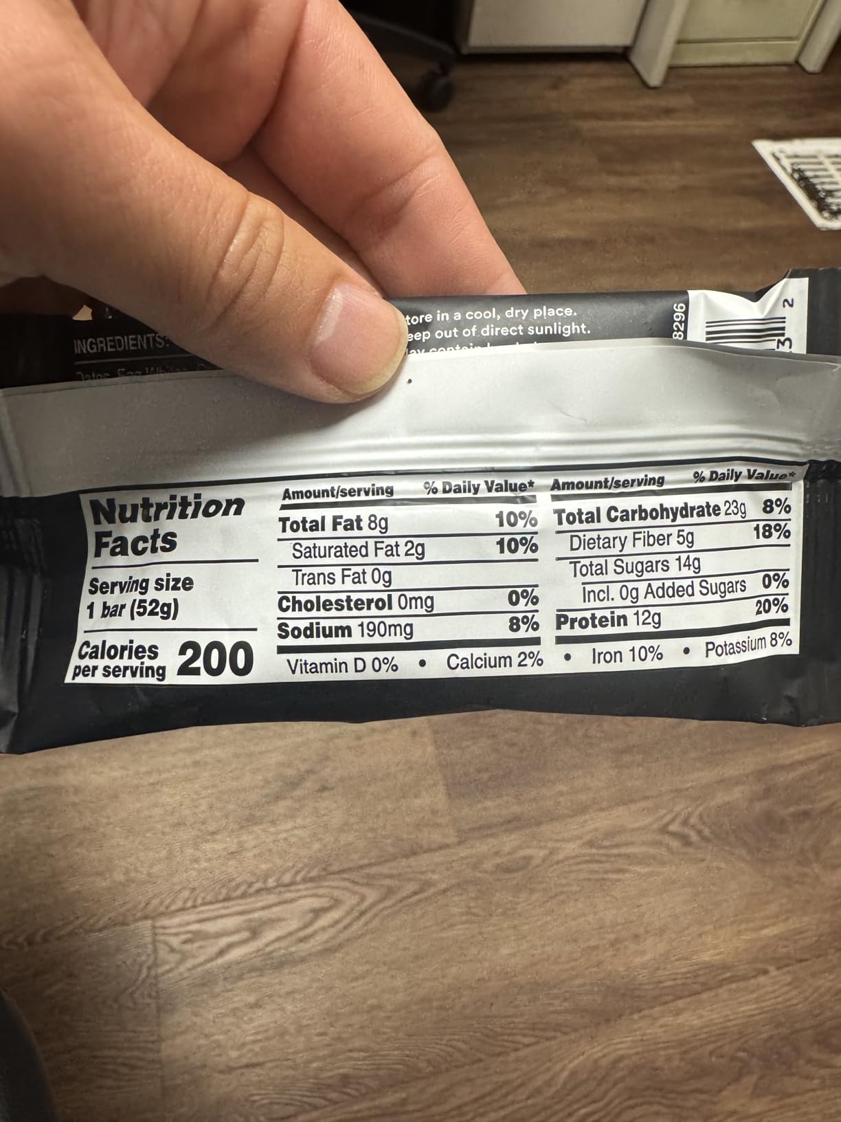RXBAR Protein Bars, Protein Snack, Snack Bars, Chocolate Sea Salt, 22oz Box (12 Count) customer photo 2