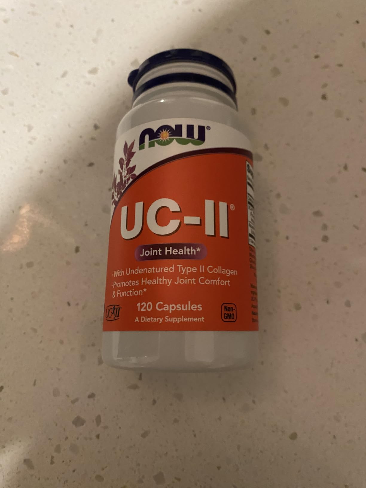 NOW Foods Supplements, UC-II Type II Collagen with Undenatured Type II Collagen, 120 Veg Capsules customer photo 2