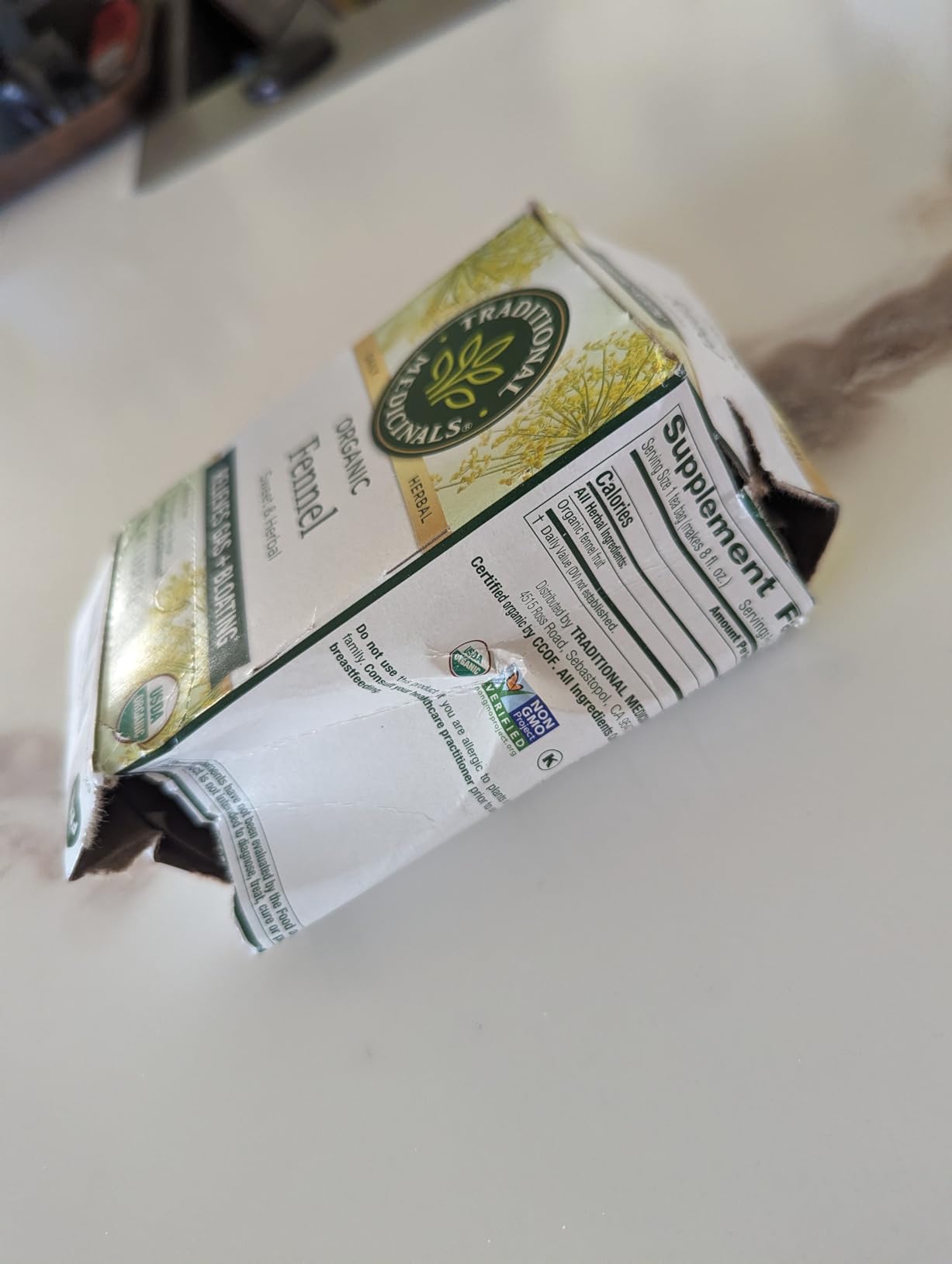 Traditional Medicinals Tea, Organic Fennel, Promotes Healthy Digestion, 16 Tea Bags customer photo 2