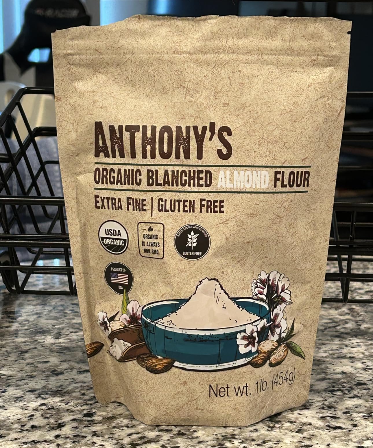 Anthony's Organic Almond Flour, 1 lb, Blanched, Gluten Free, Non GMO, Keto Friendly, Extra Fine, Low Carb customer photo 1