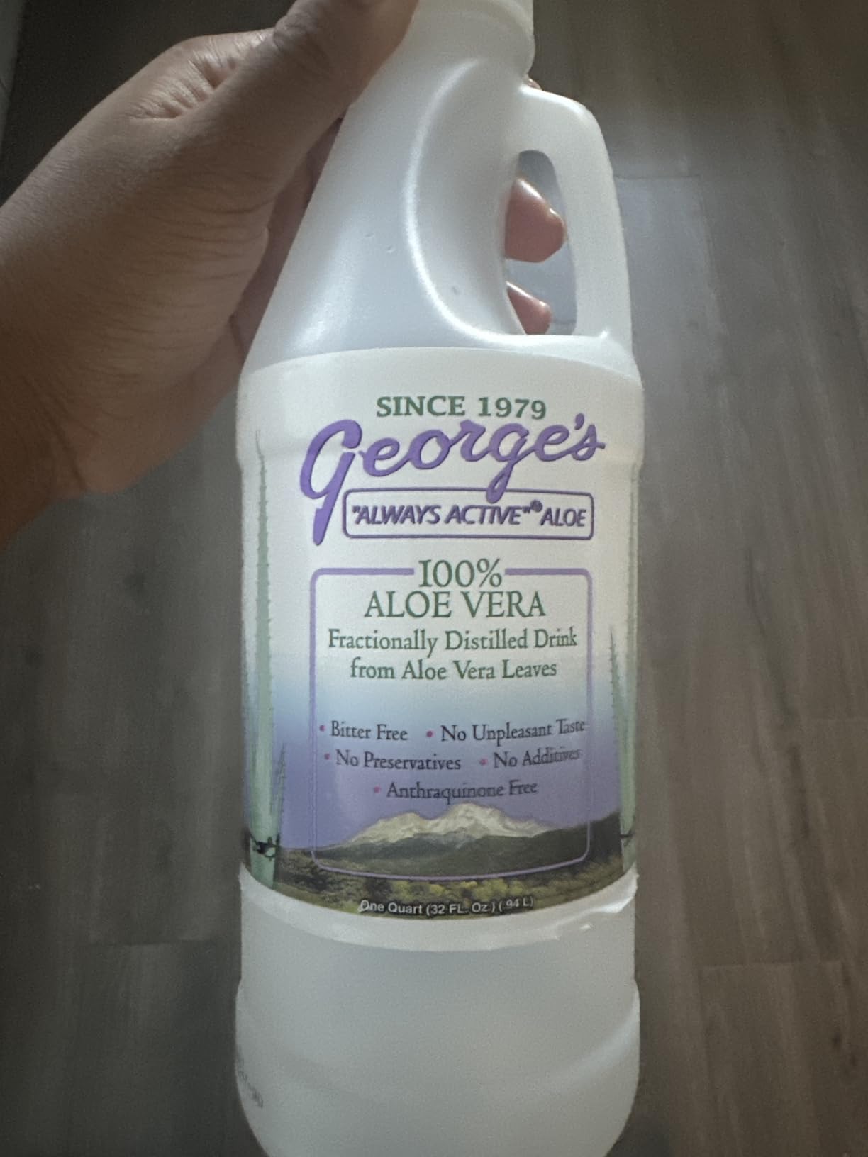 George's Aloe Vera, 100% Aloe Vera Liquid, 32 fl oz (.94 l) customer photo 2