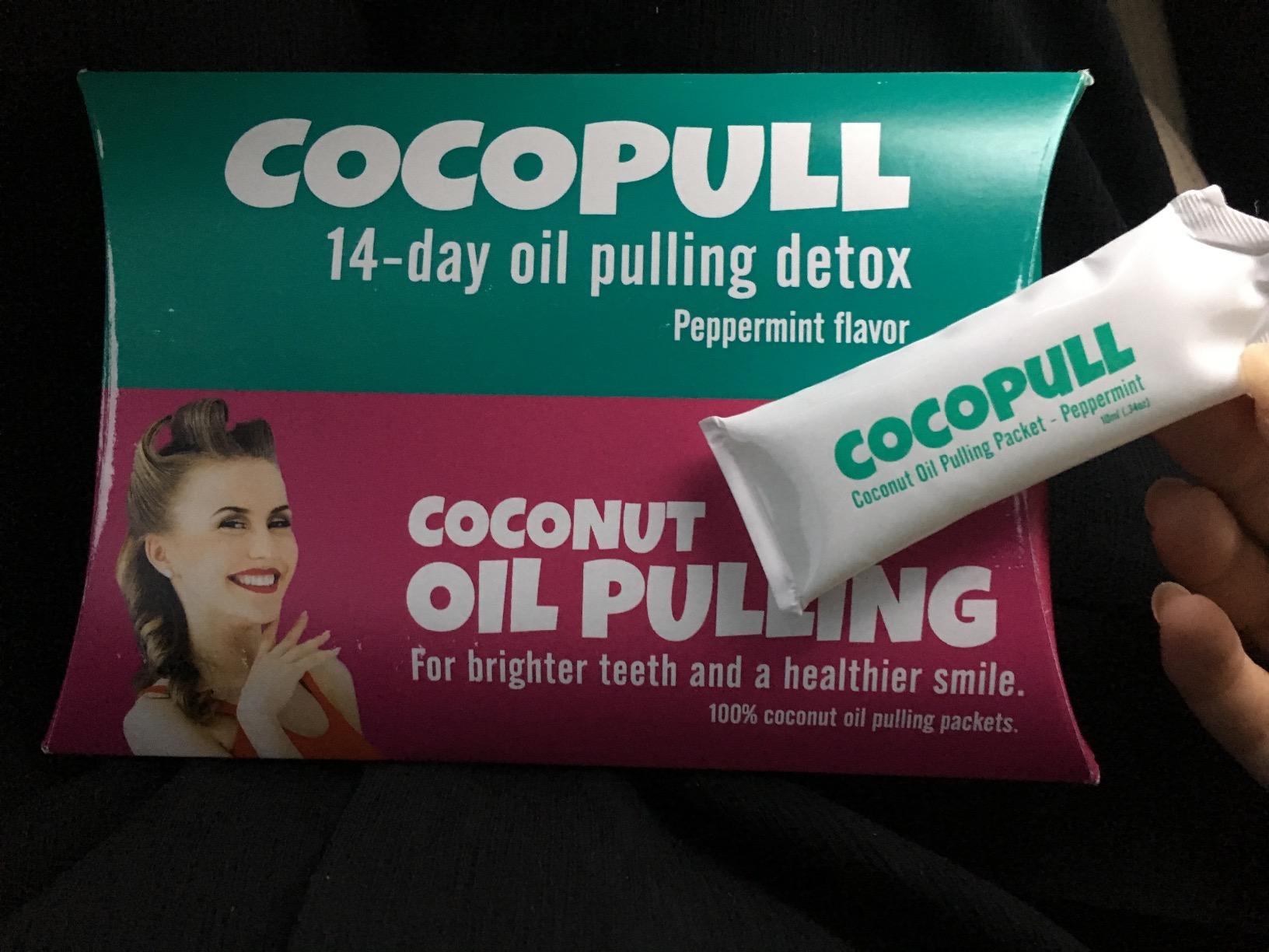 CocoPull USDA Organic Oil Pulling Mouthwash with Peppermint Oil - Organic Coconut Oil for Complete Oral Hygiene, Fresh Breath, Clean Teeth, Healthy Gums - Natural Teeth Whitening, Non-GMO customer photo 2