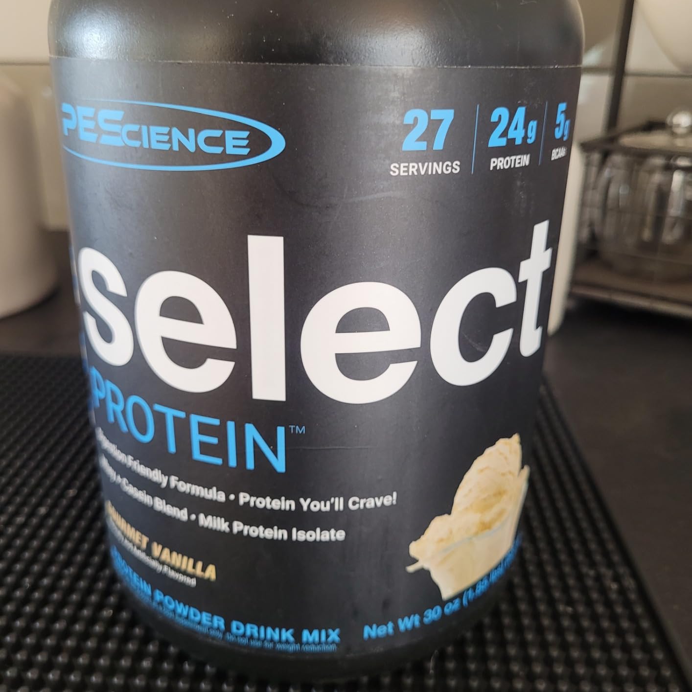 PEScience Select Protein Powder, Whey and Casein Blend, Lean Protein Powder for Women and Men, Low Calorie, Low Carb, Keto Friendly, Gluten Free, Gourmet Vanilla - 27 Servings customer photo 2