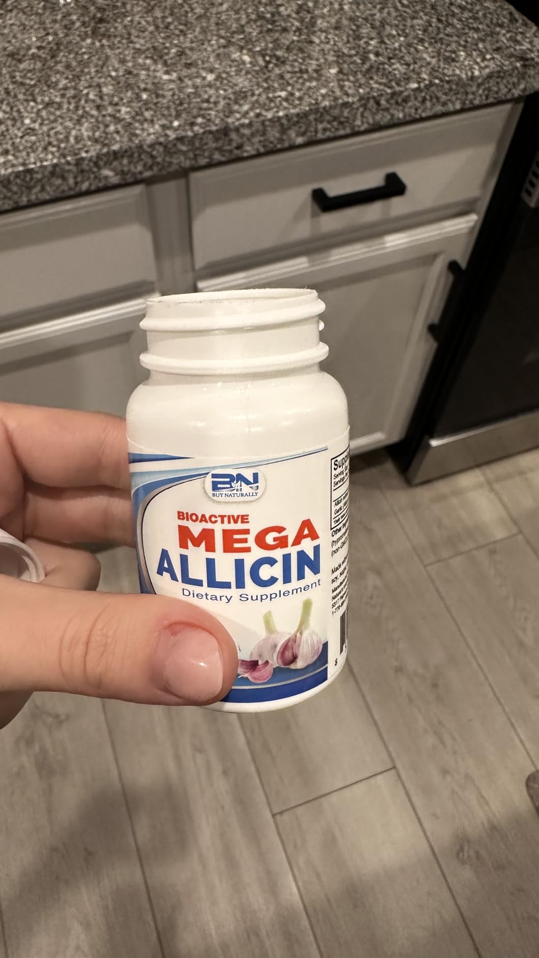 Allicin Supplement 100% Stabilized from Garlic, Odor-Controlled Extract, 180,000mcg (180mg) Non-GMO, Gluten-Free, Vegan, Supplement for Heart Health and Immune Support (30 Count) customer photo 2