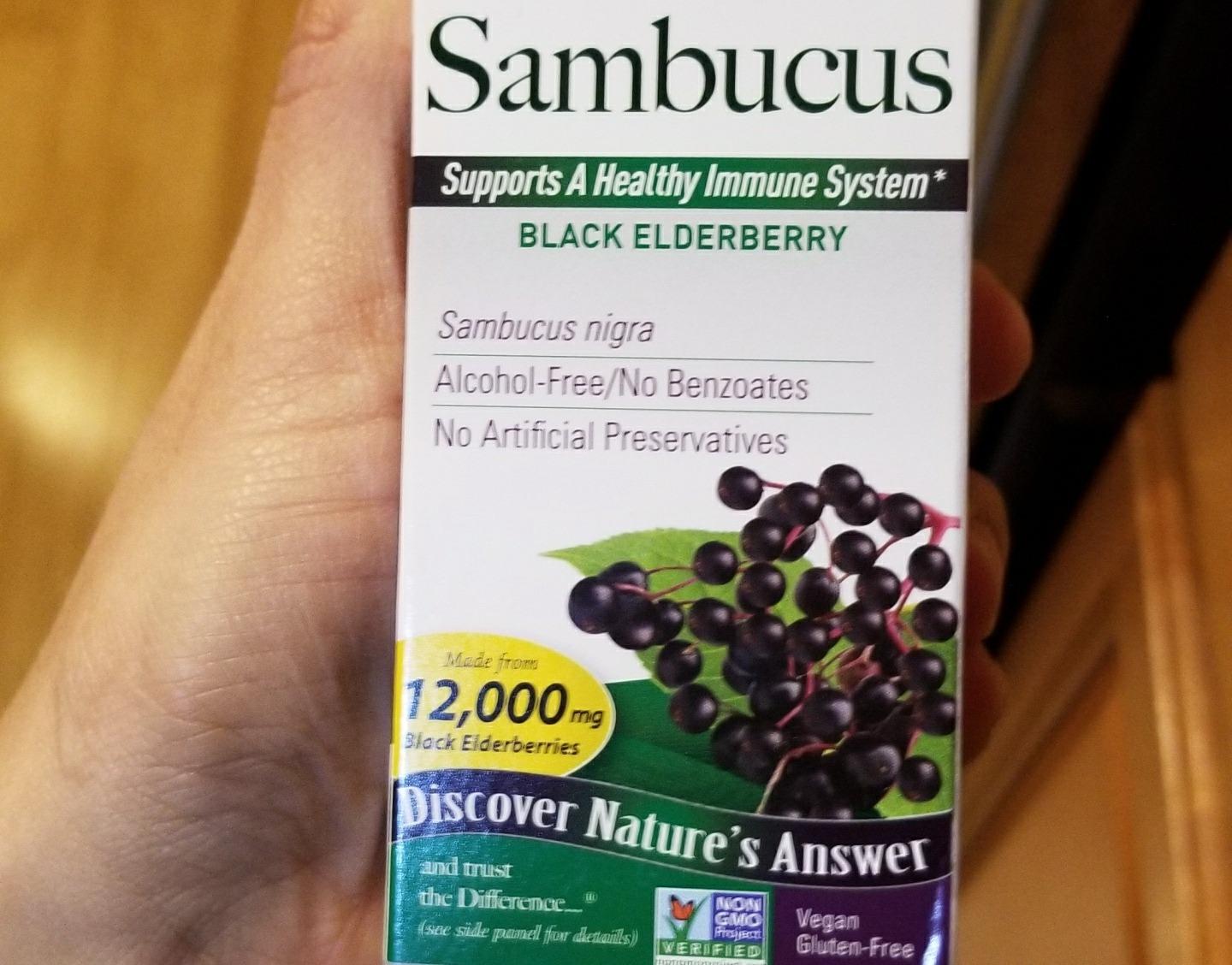 Nature's Answer Sambucus Elderberry Syrup 16 Ounce | Great Tasting Immune Support Supplement | Antioxidant, Vegan, Gluten Free, Made in USA | Single Count customer photo 2