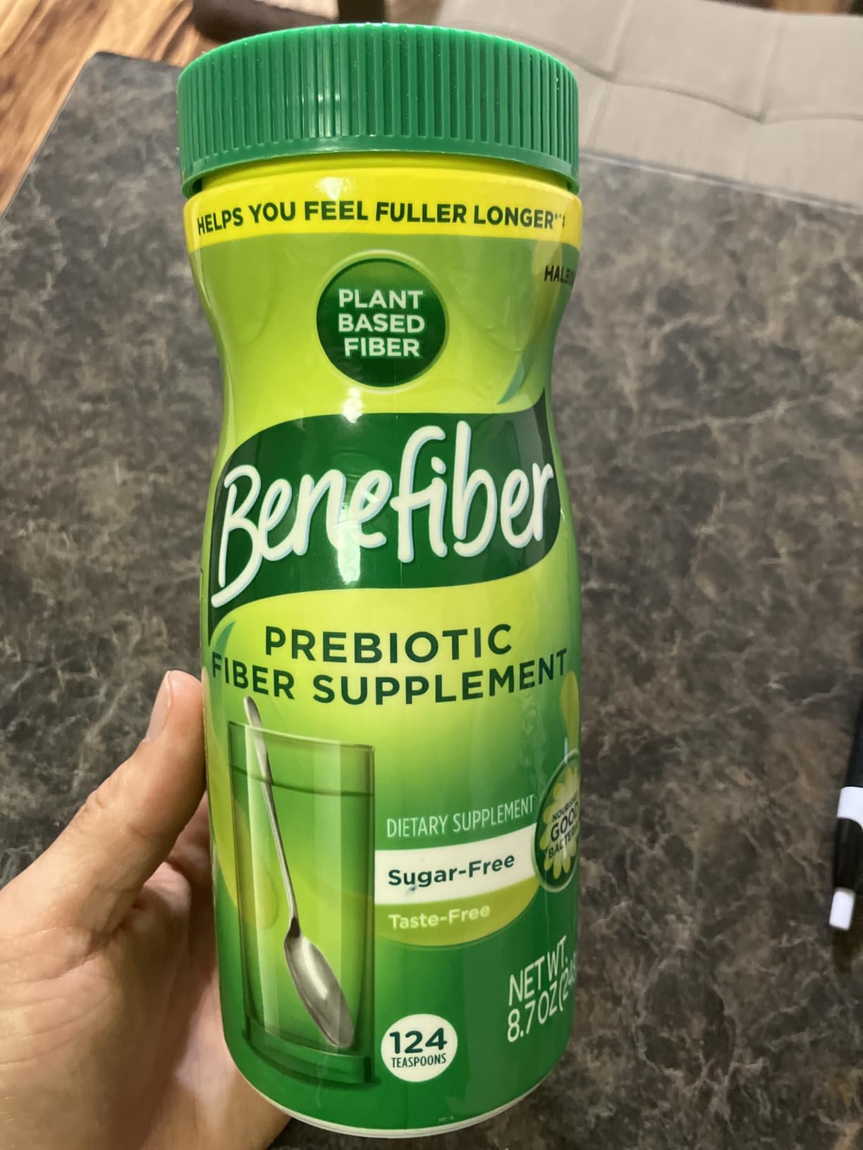 Benefiber Daily Prebiotic GLP-1 Friendly Fiber Supplement Powder for Digestive Health, Unflavored - 124 Teaspoons (8.7 Ounces) customer photo 2