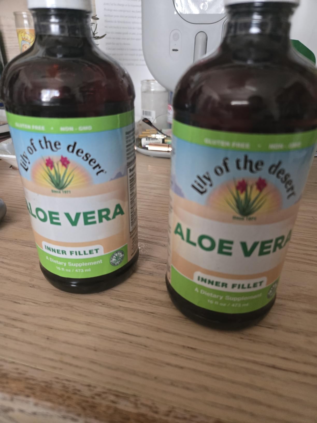 Lily of the Desert Organic Aloe Vera Juice - Inner Fillet, 16 fl oz customer photo 1