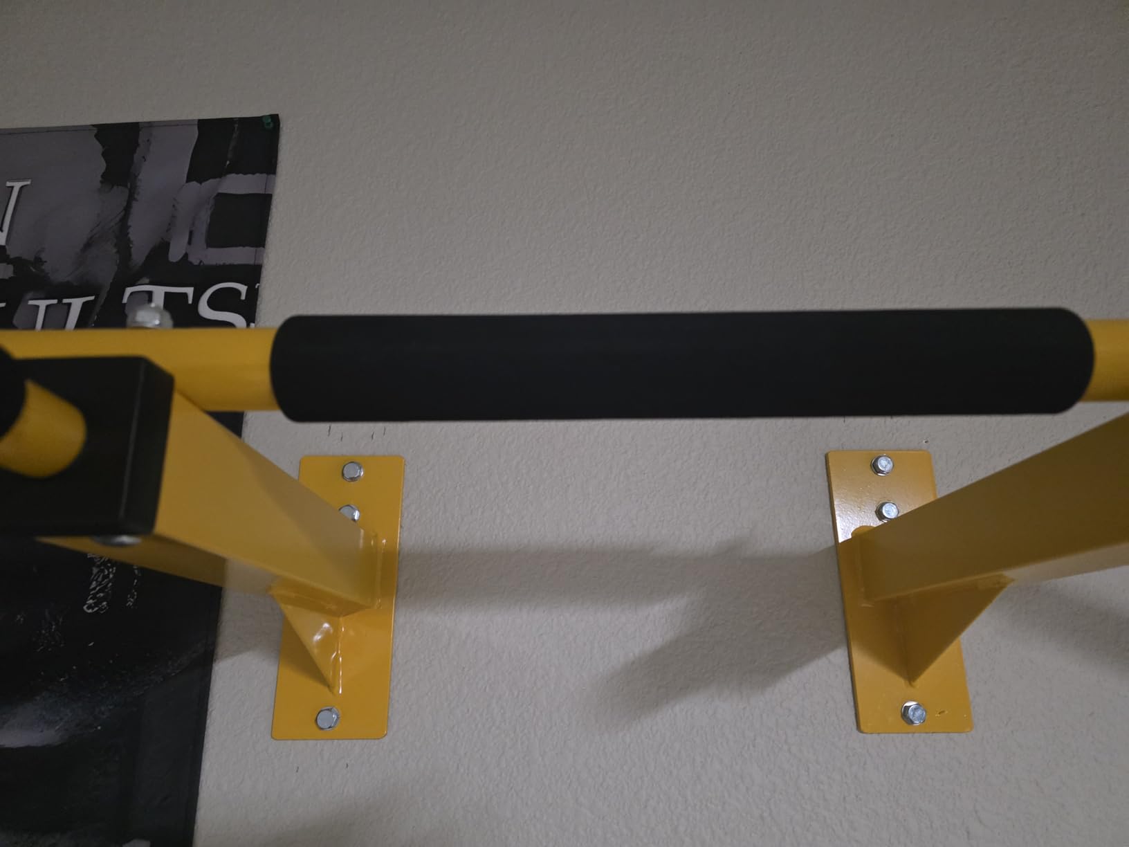 Yes4All Pull Up Bar Wall Mounted - Multifunctional Wall Mounted Pull Up Bar for Home Gym Workout Strength Training Equipment customer photo 1