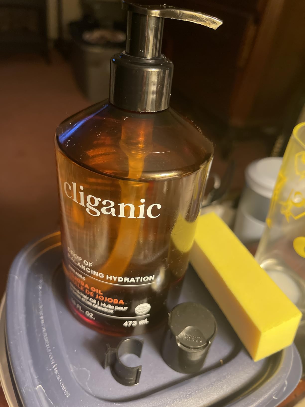 Cliganic Organic Jojoba Oil, 100% Pure (4oz) | Moisturizing for Face, Hair, Skin & Nails | Natural Cold Pressed Hexane Free | Base Carrier Oil customer photo 1