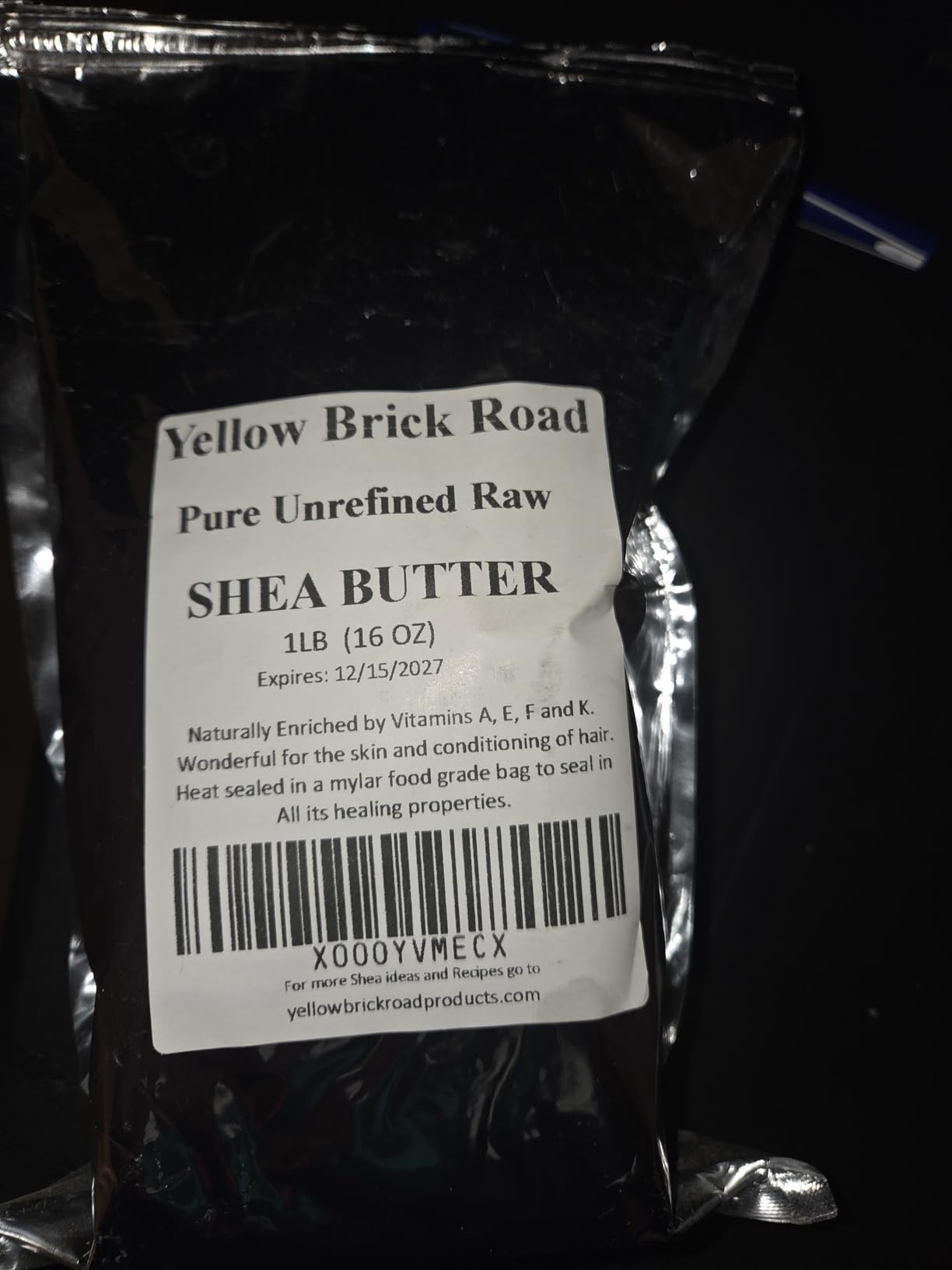 Yellow Brick Road 100% Raw Unrefined Shea Butter-African Grade a Ivory 1 Pound (16oz) customer photo 2