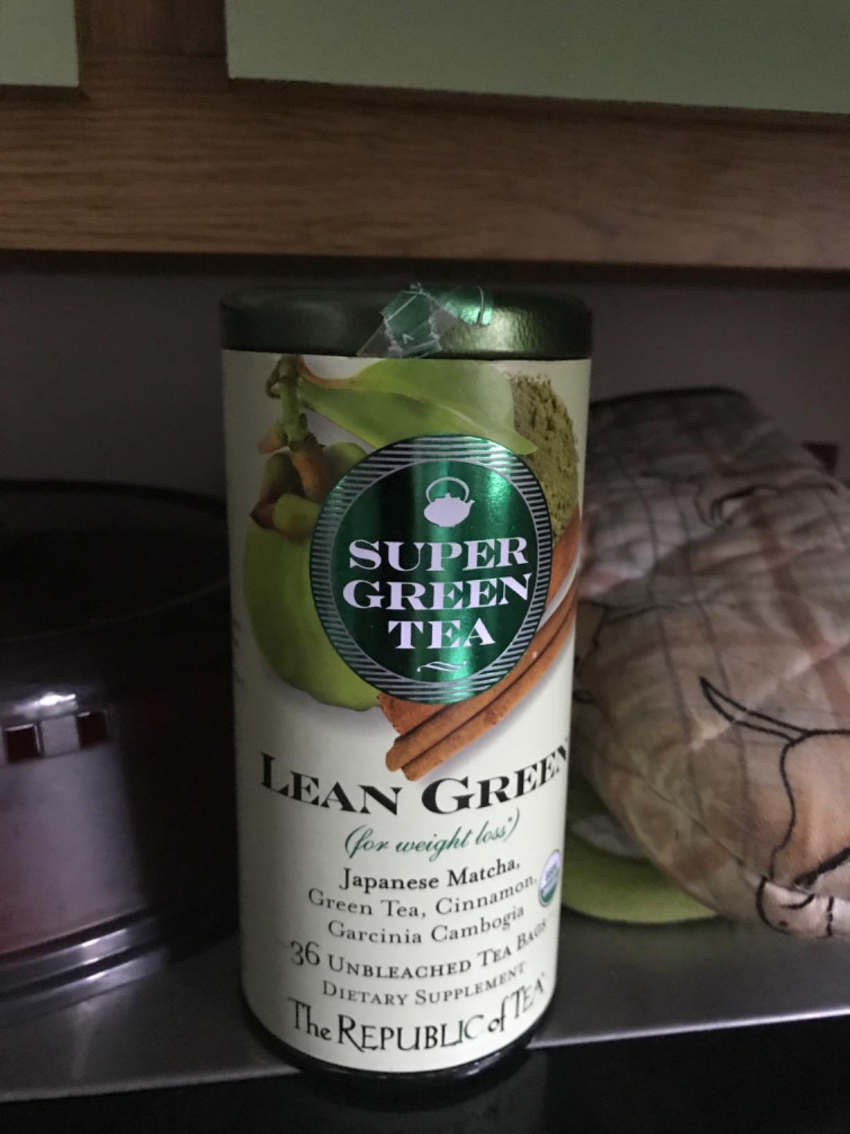 The Republic of Tea Lean Green SuperGreen Tea, Matcha And Garcinia Cambogia Tea Blend (36 Tea Bags) customer photo 2
