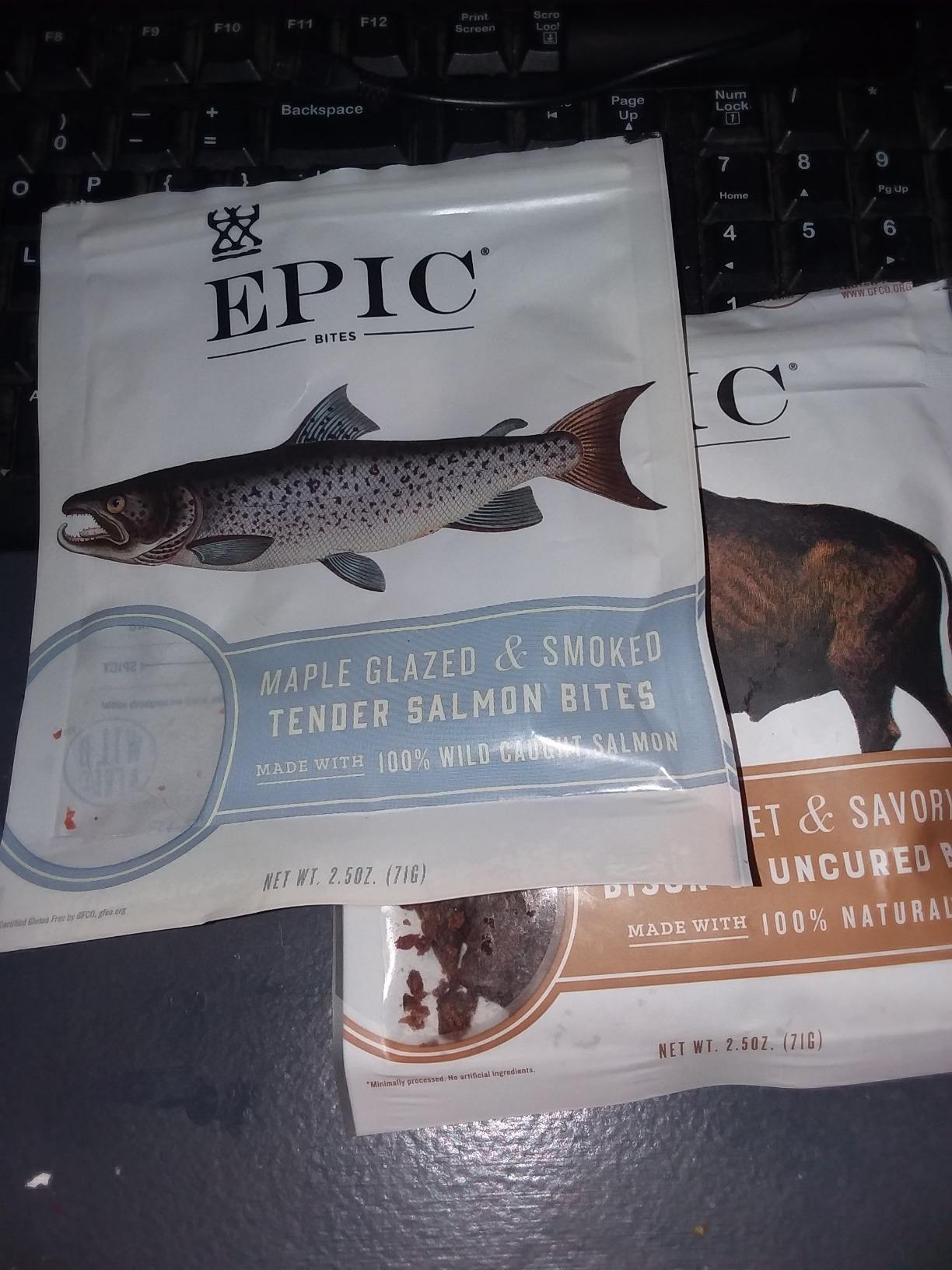 EPIC Maple Glazed and Smoked Salmon Bites, Paleo Friendly, Protein Snacks, 8 Ct, 20 oz customer photo 2