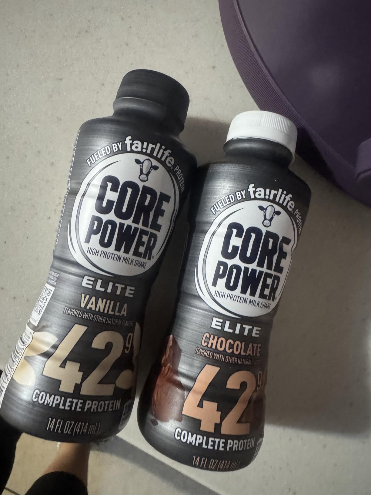 Core Power Fairlife Elite 42g High Protein Milk Shakes For kosher diet, Ready to Drink for Workout Recovery, Chocolate, 14 Fl Oz (Pack of 12), Liquid, Bottle customer photo 2
