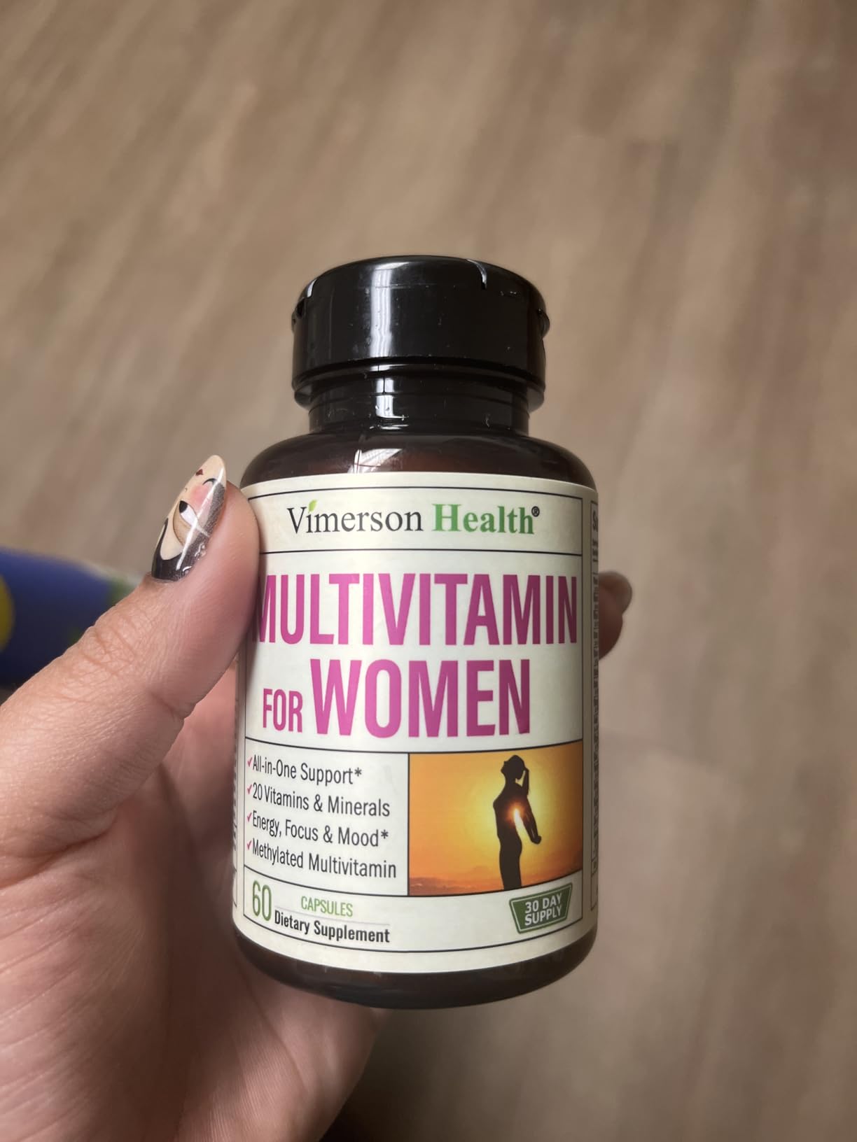 Vimerson Health Multivitamin for Women: Methylated B Vitamins, Chelated Minerals and Bioavailable D3 for Focus and Energy Support - Daily Womens Multivitamins and Multiminerals - 60 Capsules customer photo 1