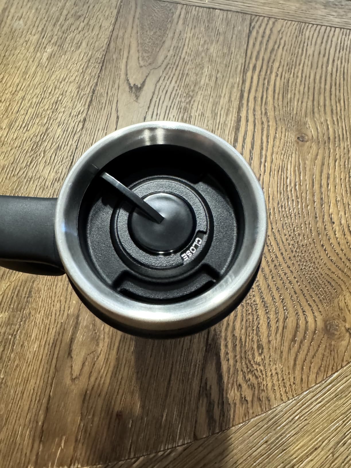THERMOS Stainless King Vacuum-Insulated Travel Mug with Handle - 16oz, Matte Steel customer photo 1