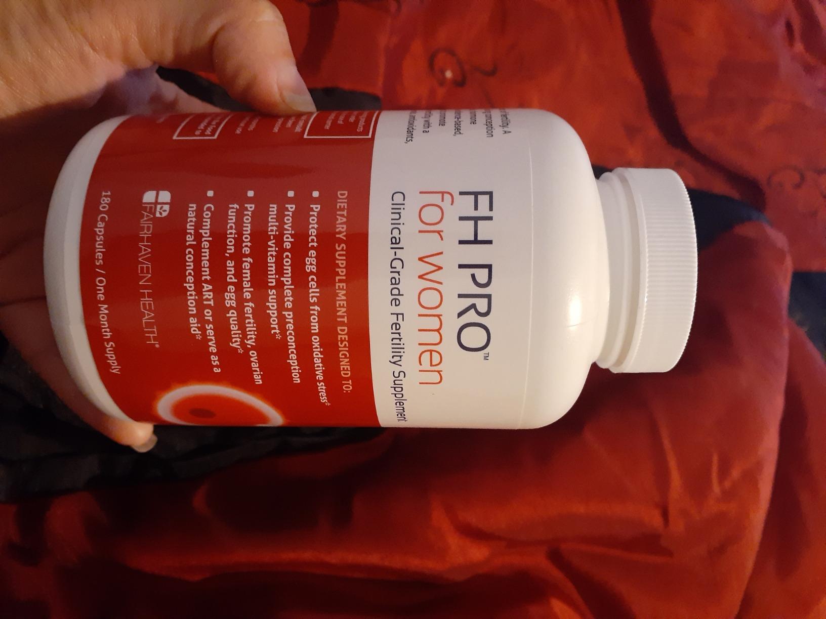 Fairhaven Health FH Pro for Women | Clinically Studied Fertility Supplements for Women | Aids Ovulation, Hormonal Balance, & Regular Cycles* | Conception for Her Fertility Support | 180 Capsules customer photo 2