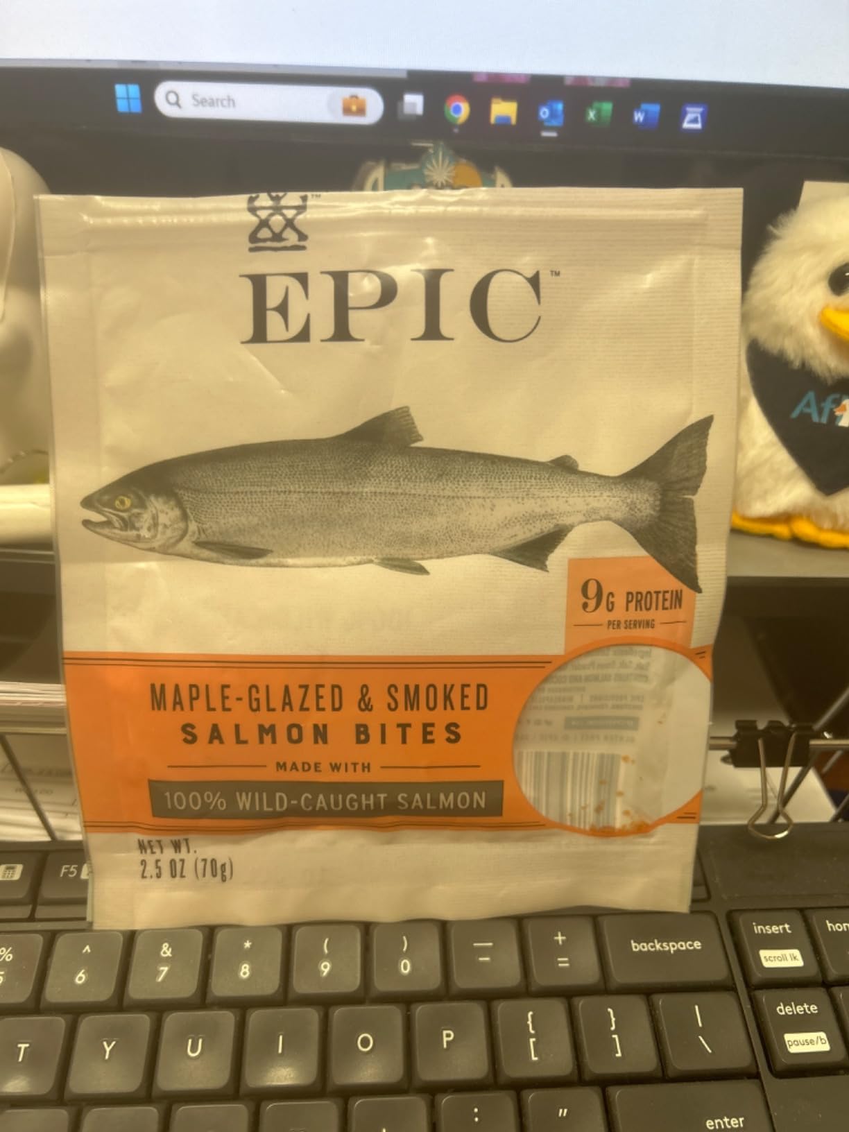 Epic Jerky Bites, 100% Wild Caught, Alaskan Salmon, Maple with Coconut Oil, 2.5 ounce customer photo 1