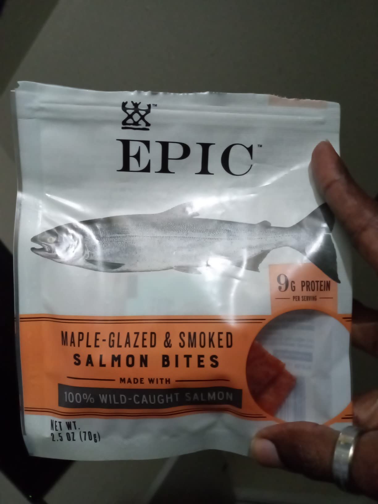 Epic Jerky Bites, 100% Wild Caught, Alaskan Salmon, Maple with Coconut Oil, 2.5 ounce customer photo 2