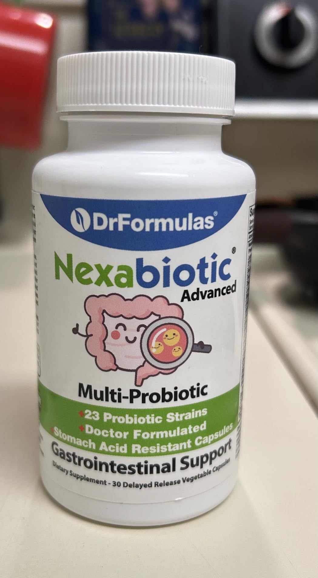 DrFormulas Nexabiotic 23 Multi Probiotic for Women and Men - Dr. formulated with Lactobacillus Acidophilus, Bifidobacterium Infantis, Saccharomyces Boulardii, 17.25 Billion CFUs customer photo 2