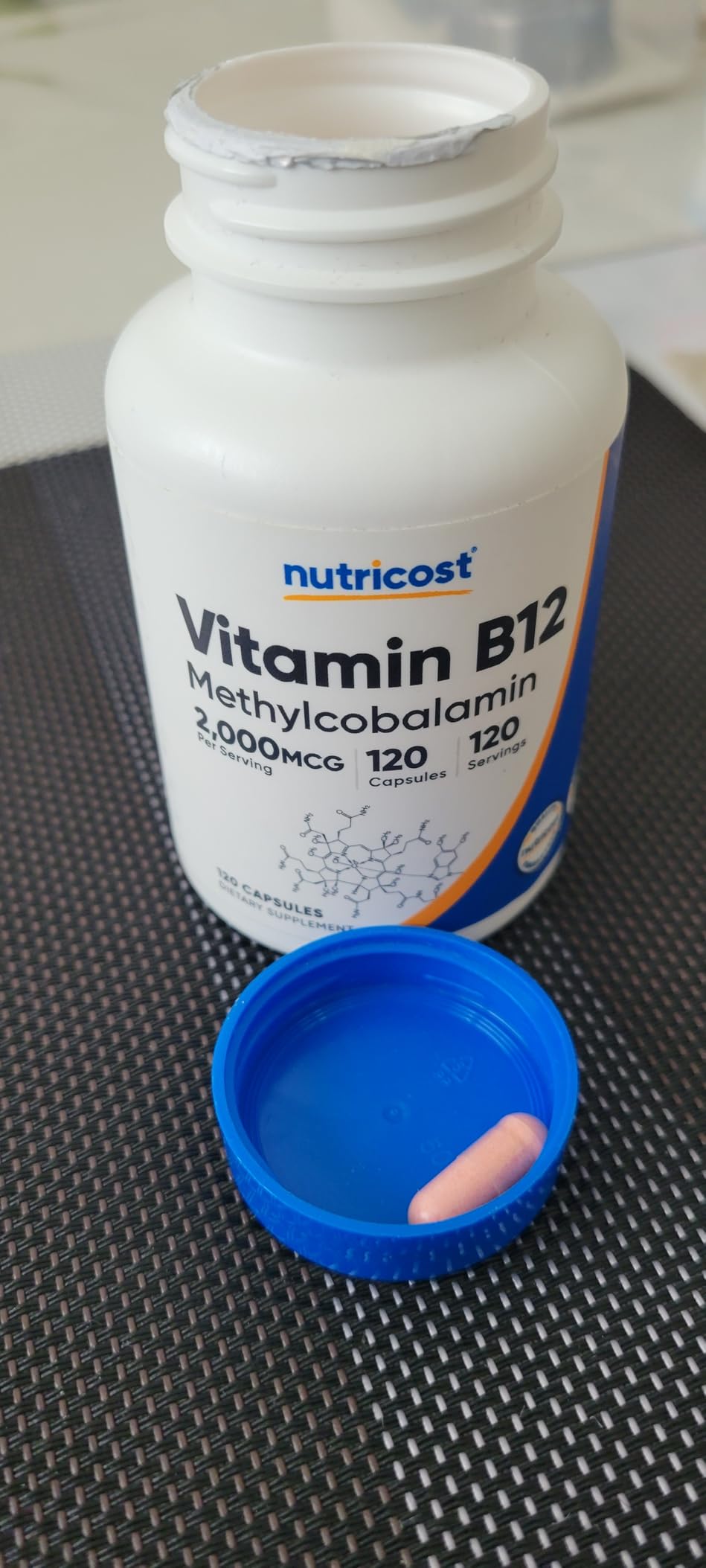 Nutricost Vitamin B12 (Methylcobalamin) 2000mcg, 240 Capsules - Vegetarian Caps, Non-GMO, Gluten Free B12 Supplement customer photo 1