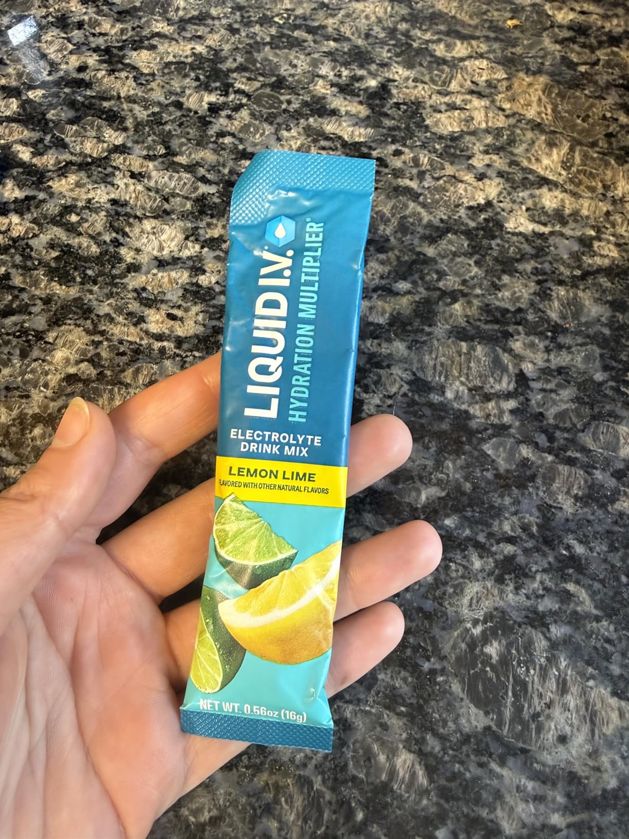 Liquid I.V. Hydration Multiplier - Lemon Lime | Electrolyte Powder Drink Mix | 1 Pack (16 Servings) customer photo 1