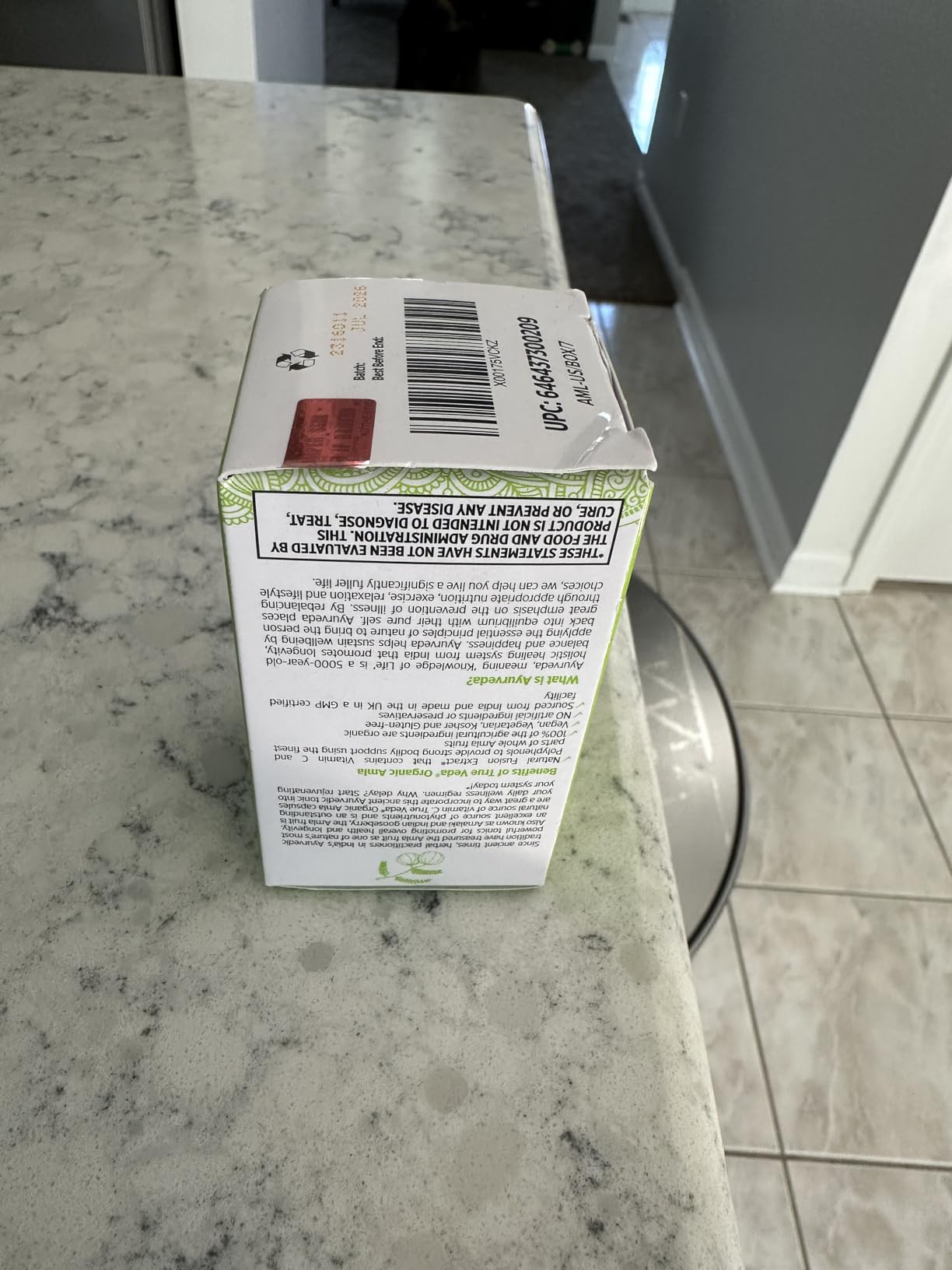 True Veda Organic Amla Powder Capsules | Amla Powder Organic Vitamin C | Indian Gooseberry Natural Extract Whole Food Amalaki Supplement customer photo 1