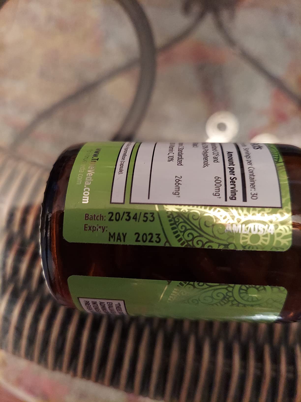 True Veda Organic Amla Powder Capsules | Amla Powder Organic Vitamin C | Indian Gooseberry Natural Extract Whole Food Amalaki Supplement customer photo 2