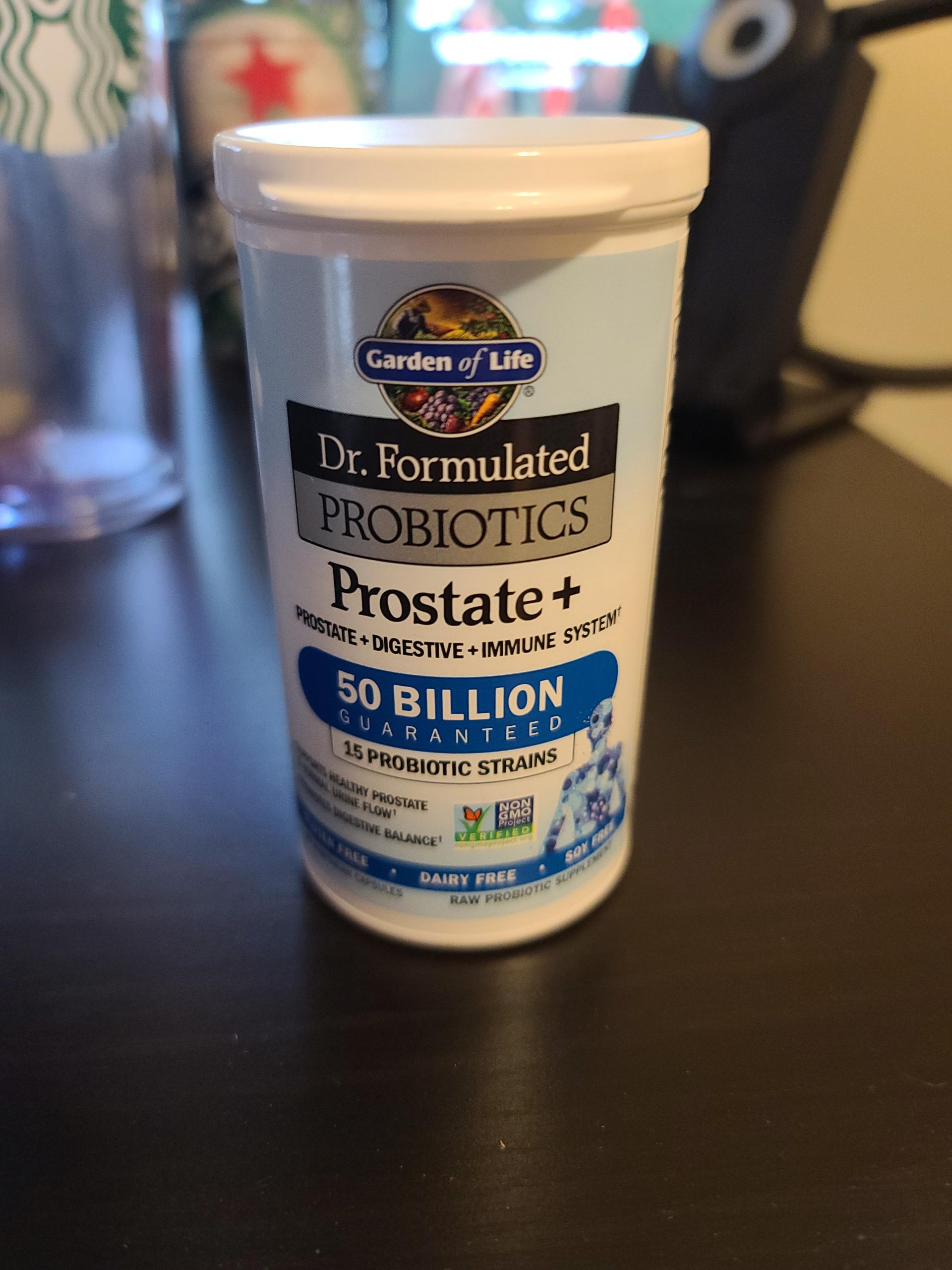 Garden of Life Dr. Formulated Probiotics Prostate+ - 50 Billion CFU - Supports Prostate, Immune & Gut Health - Contains Organic Flowens Cranberry & Vitamin D3 - Shelf Stable - 60 Vegetarian Capsules customer photo 2