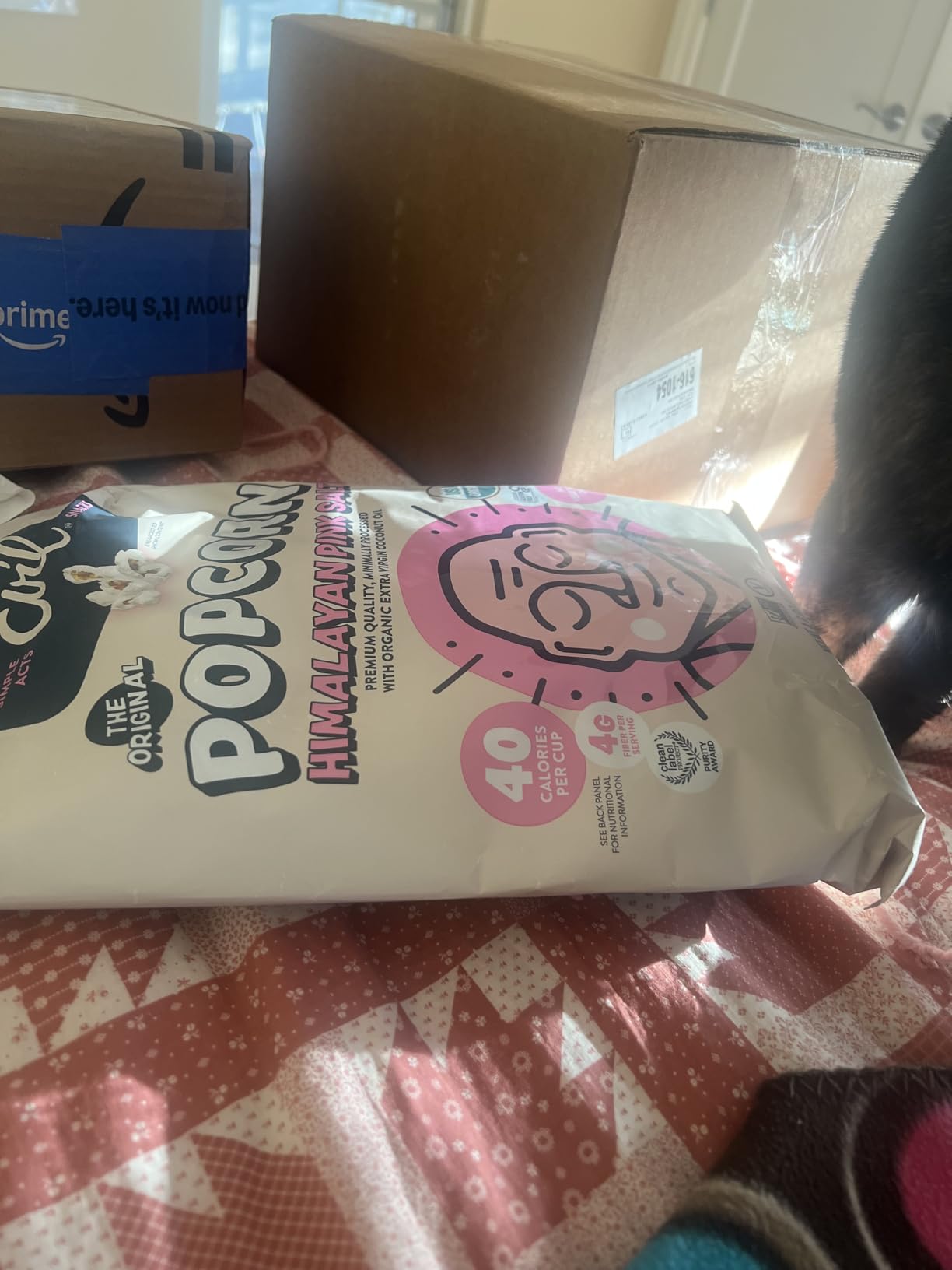 LesserEvil Popcorn, Himalayan Pink Salt, 4.6 Oz customer photo 1