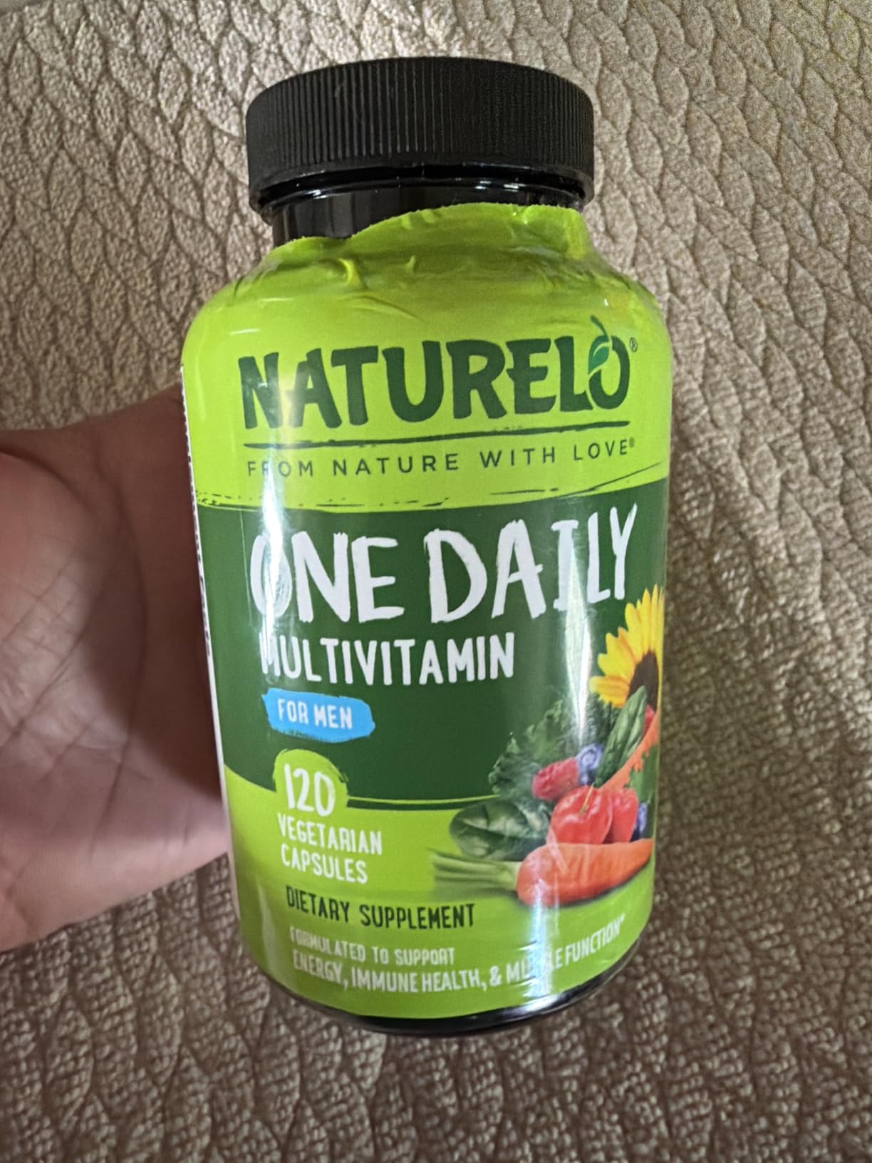 NATURELO Mens Multivitamins - One Daily Multivitamin for Men with Vitamins, Minerals & Organic Whole Foods, Boost Energy & Health, Non-GMO, 120 Vegetarian Capsules customer photo 1