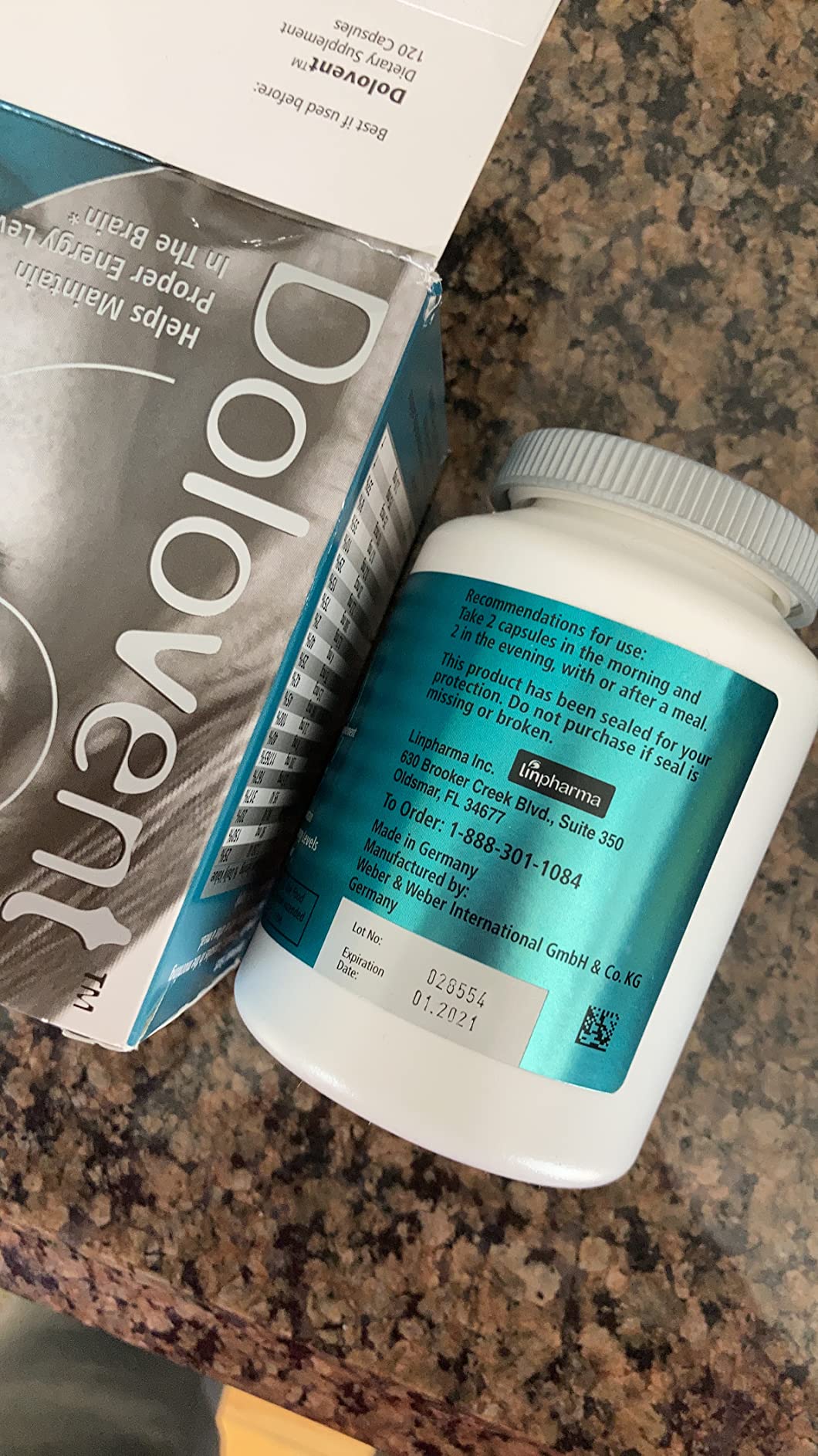 Dolovent - Natural Migraine Relief with Magnesium for Migraines, Vitamin B2 400mg, CoQ10 - Dietary Supplement for Brain Health - 1 Bottle customer photo 1