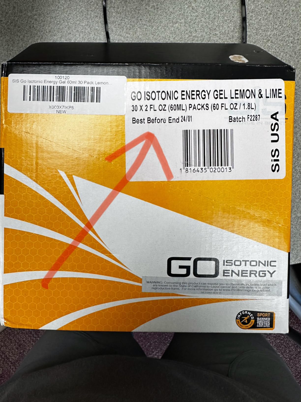 Science in Sport GO Isotonic Energy Gel - Fast-Acting Liquid Carbohydrate Gel for Instant Energy - Sports Nutrition - Gluten-Free & Vegan - Lemon & Lime Flavor - 30 Count customer photo 1