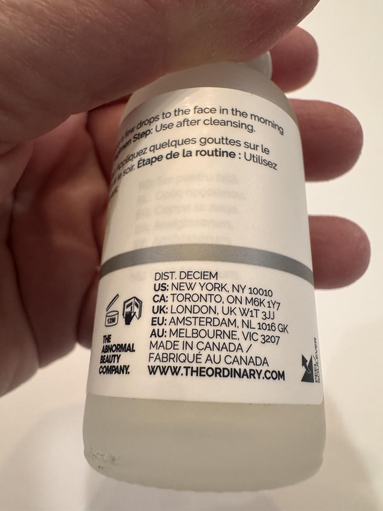 The Ordinary Hyaluronic Acid 2% + B5 (with Ceramides), Multi-Depth Hydration Serum for Plumper, Smoother Skin customer photo 1