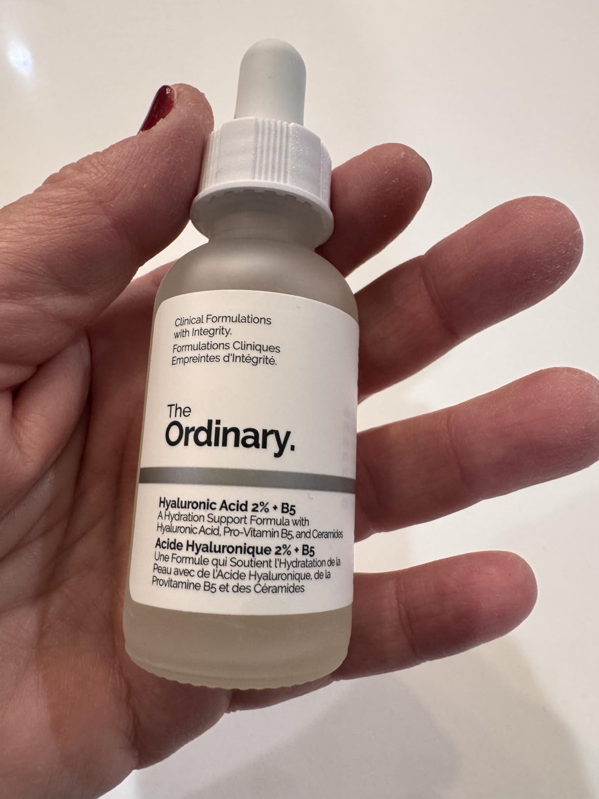 The Ordinary Hyaluronic Acid 2% + B5 (with Ceramides), Multi-Depth Hydration Serum for Plumper, Smoother Skin customer photo 2
