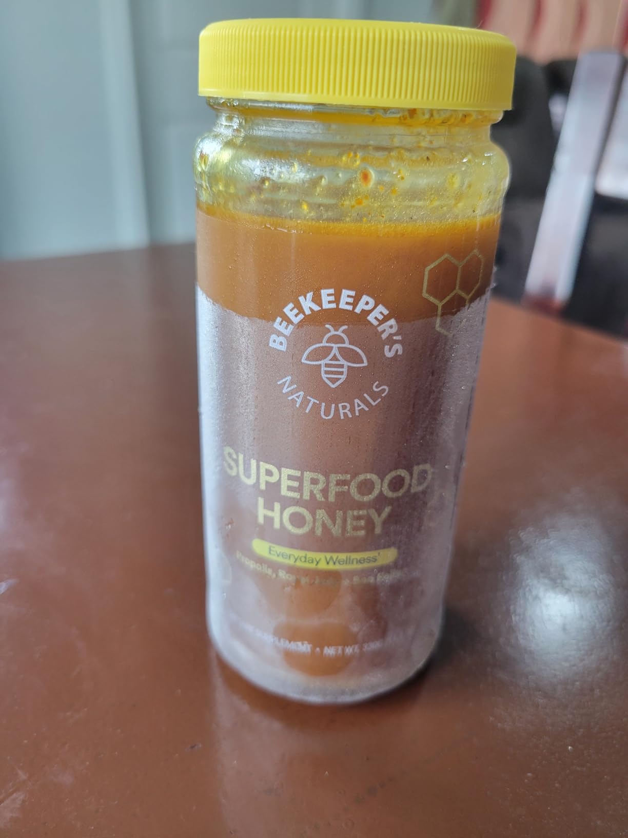 Superfood Honey by Beekeeper's Naturals - Bee Pollen, Royal Jelly, Propolis, Honey - Natural Energy, Immune Support, Mental Clarity, Athletic Performance (11.6 oz) customer photo 2