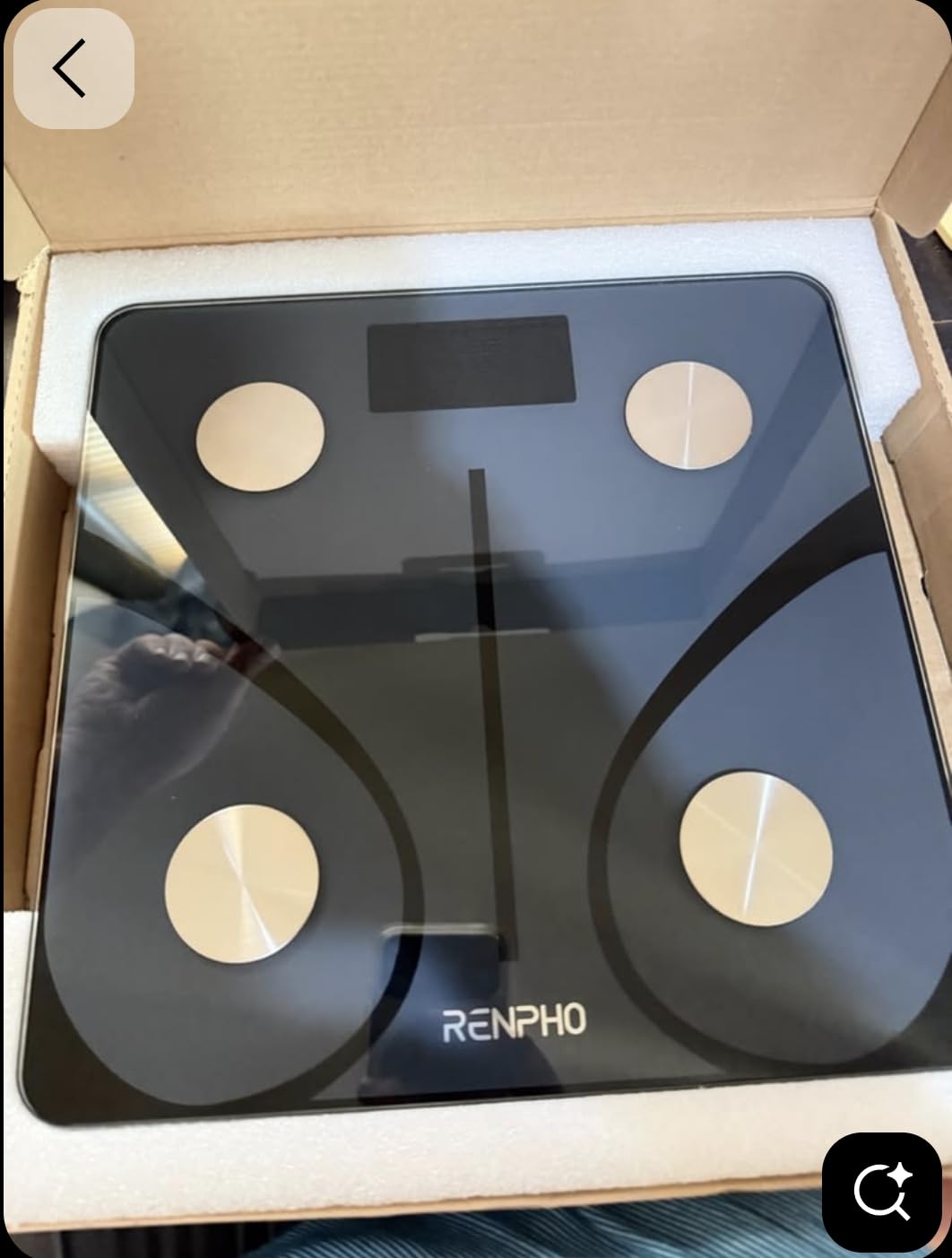 RENPHO Smart Scale for Body Weight, FSA&HSA Eligible, Bathroom Digital Scale with BMI, Body Fat, Bluetooth Fitness Equipment Sync with Apps, Accurate for Weight Loss, Home Use, 400 lbs - Elis 1 customer photo 1