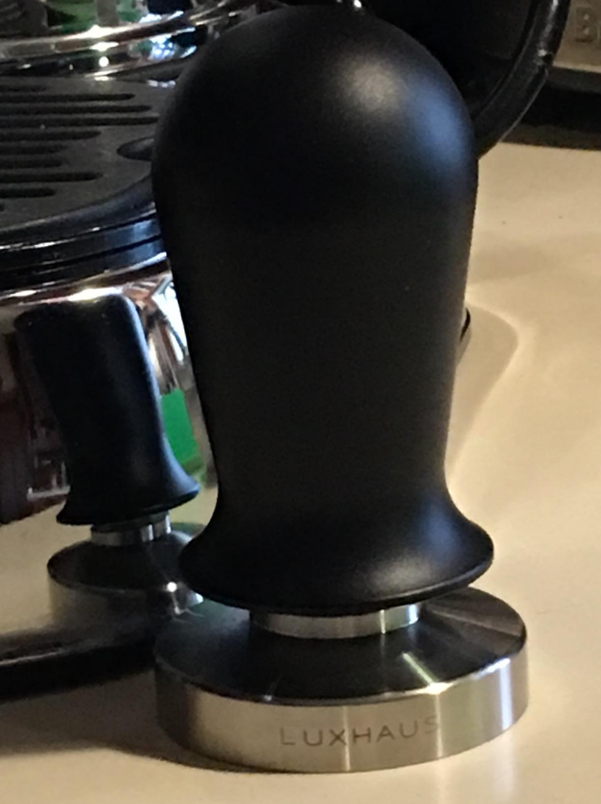 LuxHaus 51mm Calibrated Coffee Tamper for Espresso Machine with Spring Loaded 100% Flat Stainless Steel Base customer photo 2