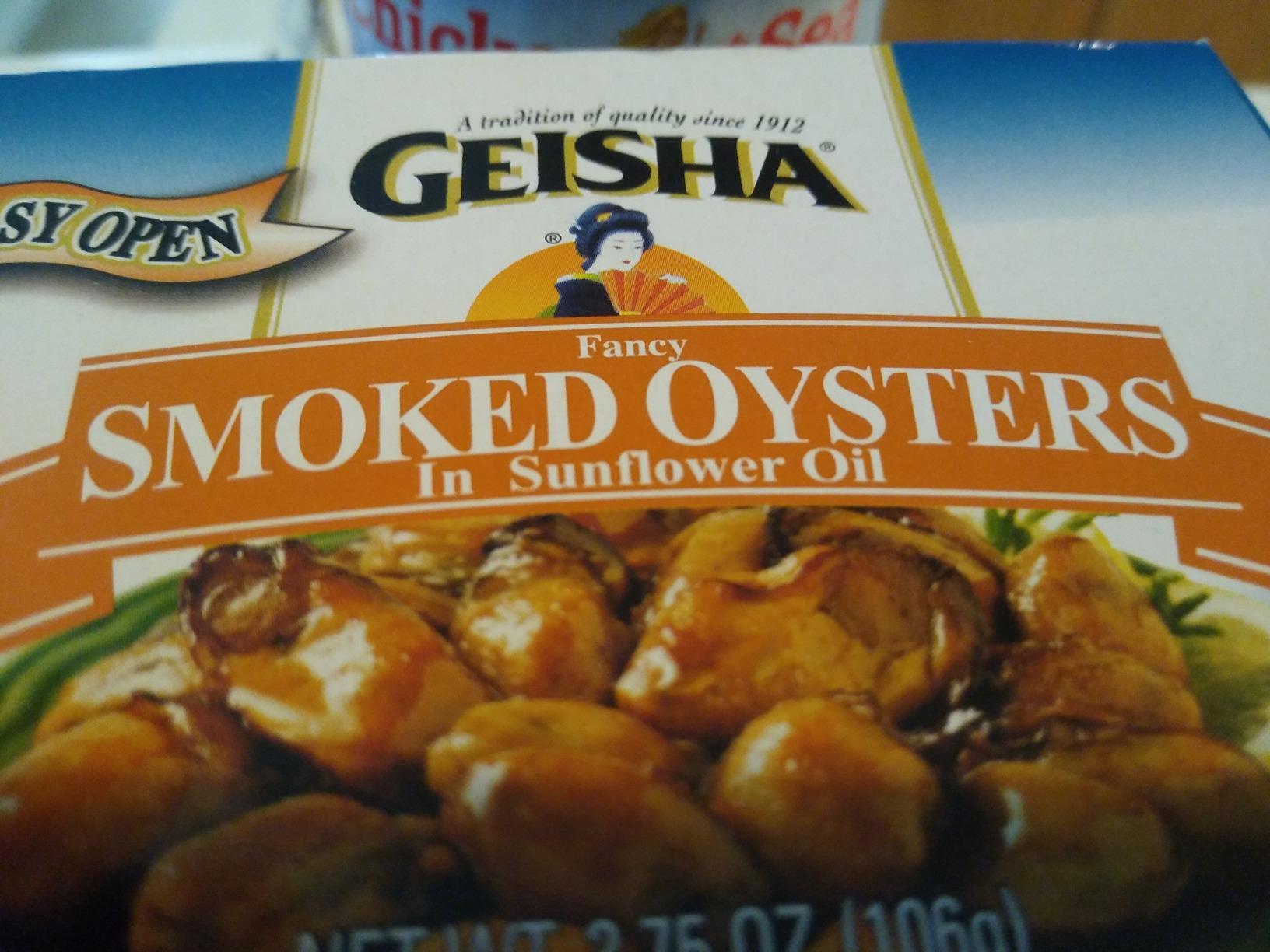 Geisha Fancy Smoked Oysters In Cottonseed Oil, 3.75 oz customer photo 1