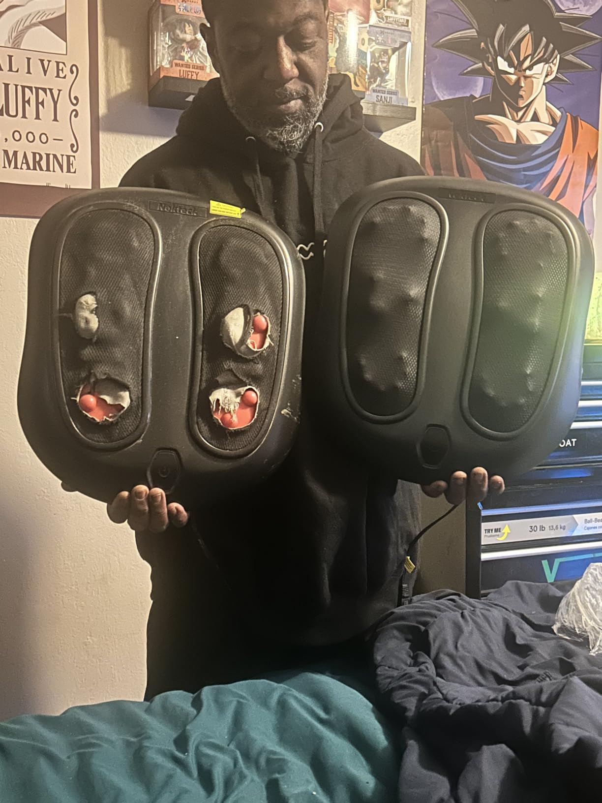 Nekteck Foot Massager with Heat, Shiatsu Heated Electric Kneading Foot Massager Machine for Neuropathy, Plantar Fasciitis customer photo 1