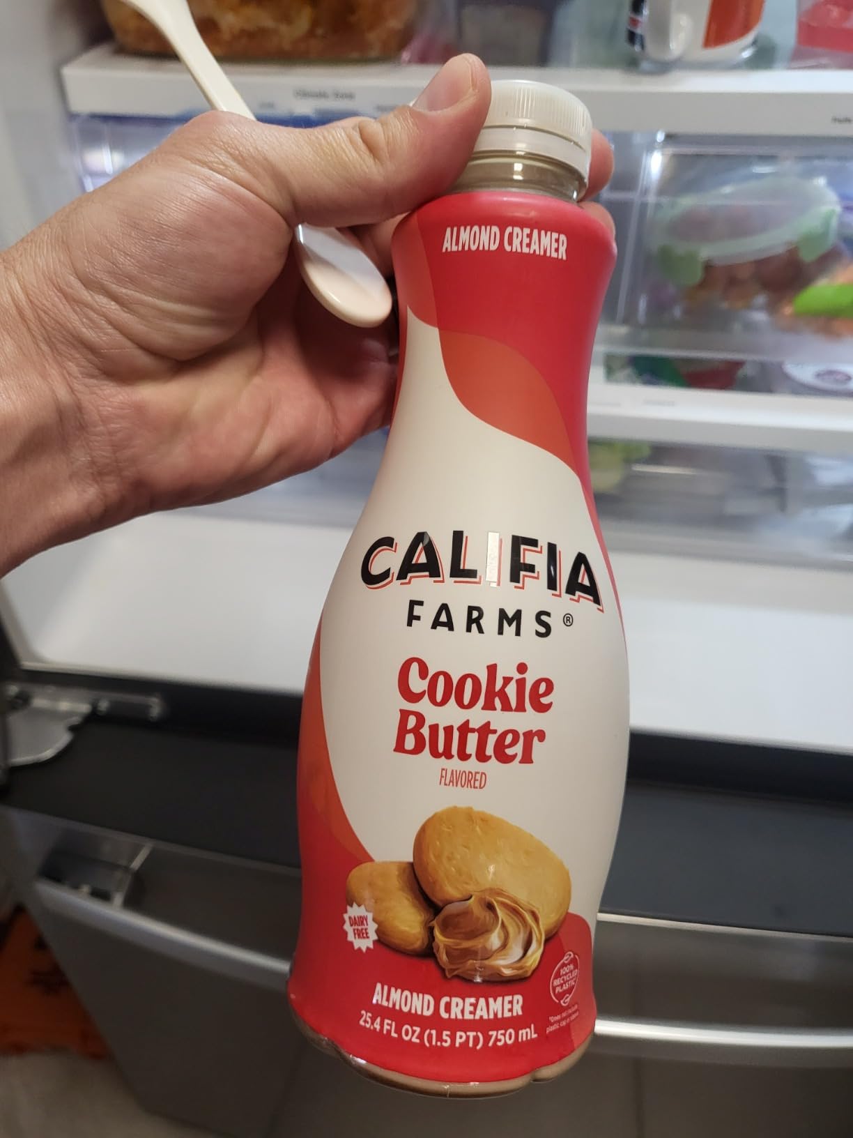 Califia Farms - Hazelnut Almond Milk Coffee Creamer, 25.4 Oz, Dairy Free, Plant Based, Vegan, Gluten Free, Non GMO customer photo 1
