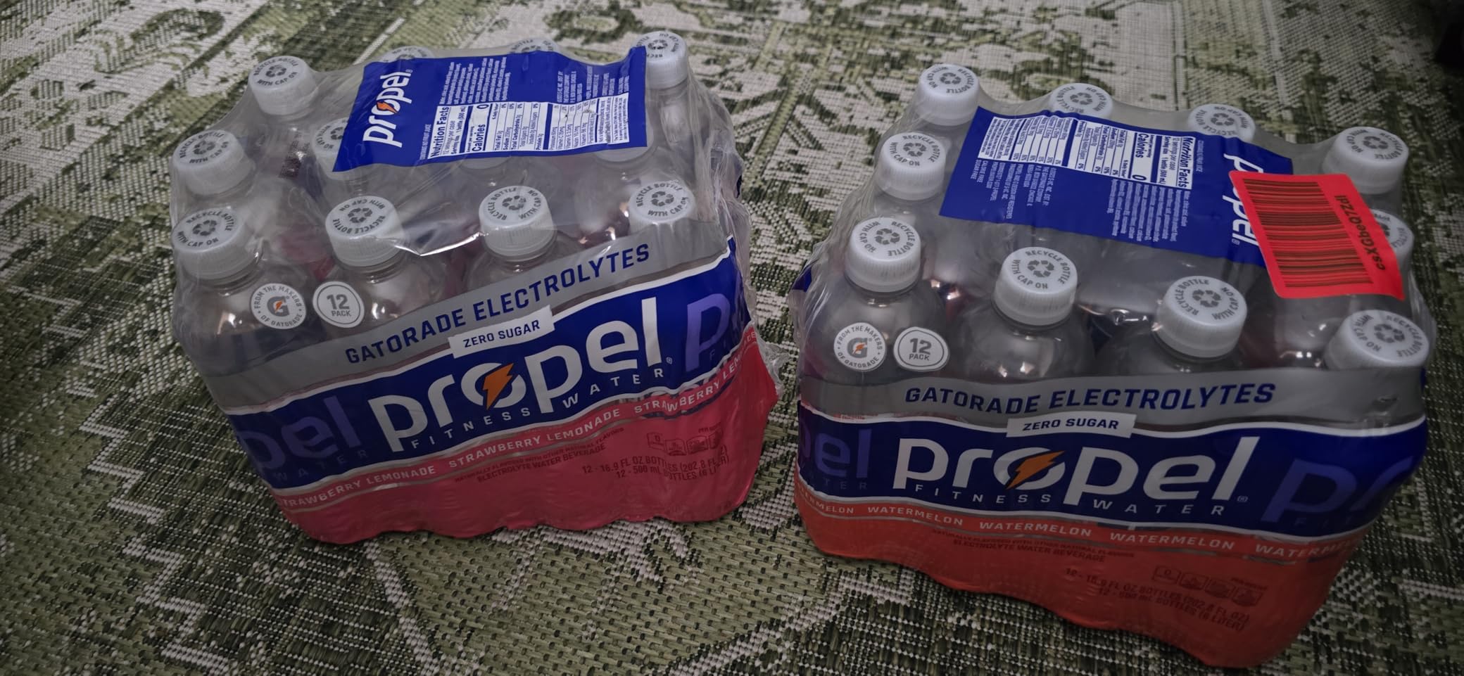Propel Electrolyte Enhanced Water Sports Drink, Watermelon Flavored Water, Zero Calorie & Zero Sugar Hydration with Electrolytes and Vitamins C & E, 16.9 fl oz Water Bottles (12 Pack) customer photo 1