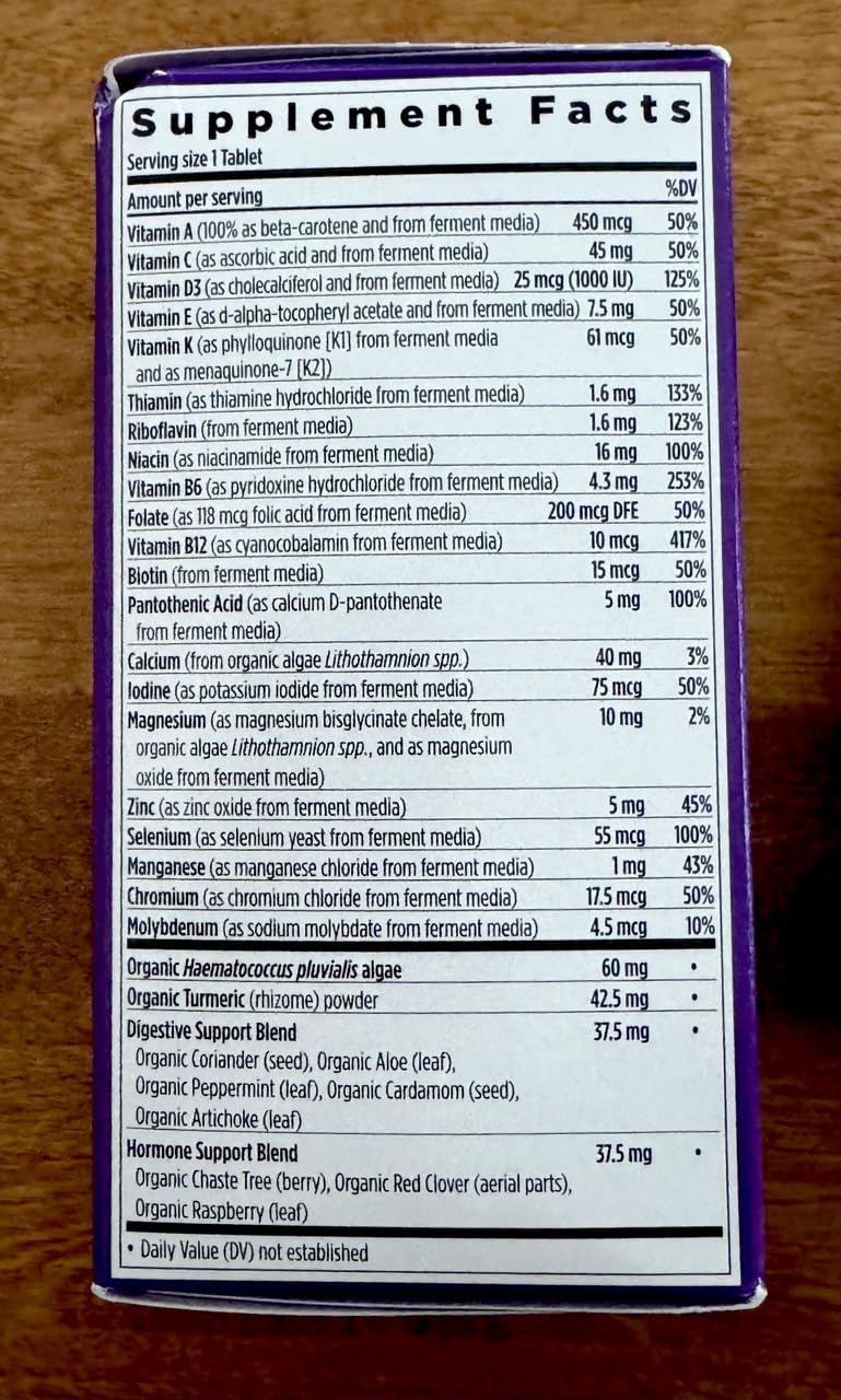 New Chapter Every Woman's One Daily 55+ - Multivitamin for Women - Supports Immune, Bone & Vision Health - Gentle on the Stomach - Non-GMO, Gluten Free, Dairy Free, Vegetarian & Kosher - 72 Tablets customer photo 2