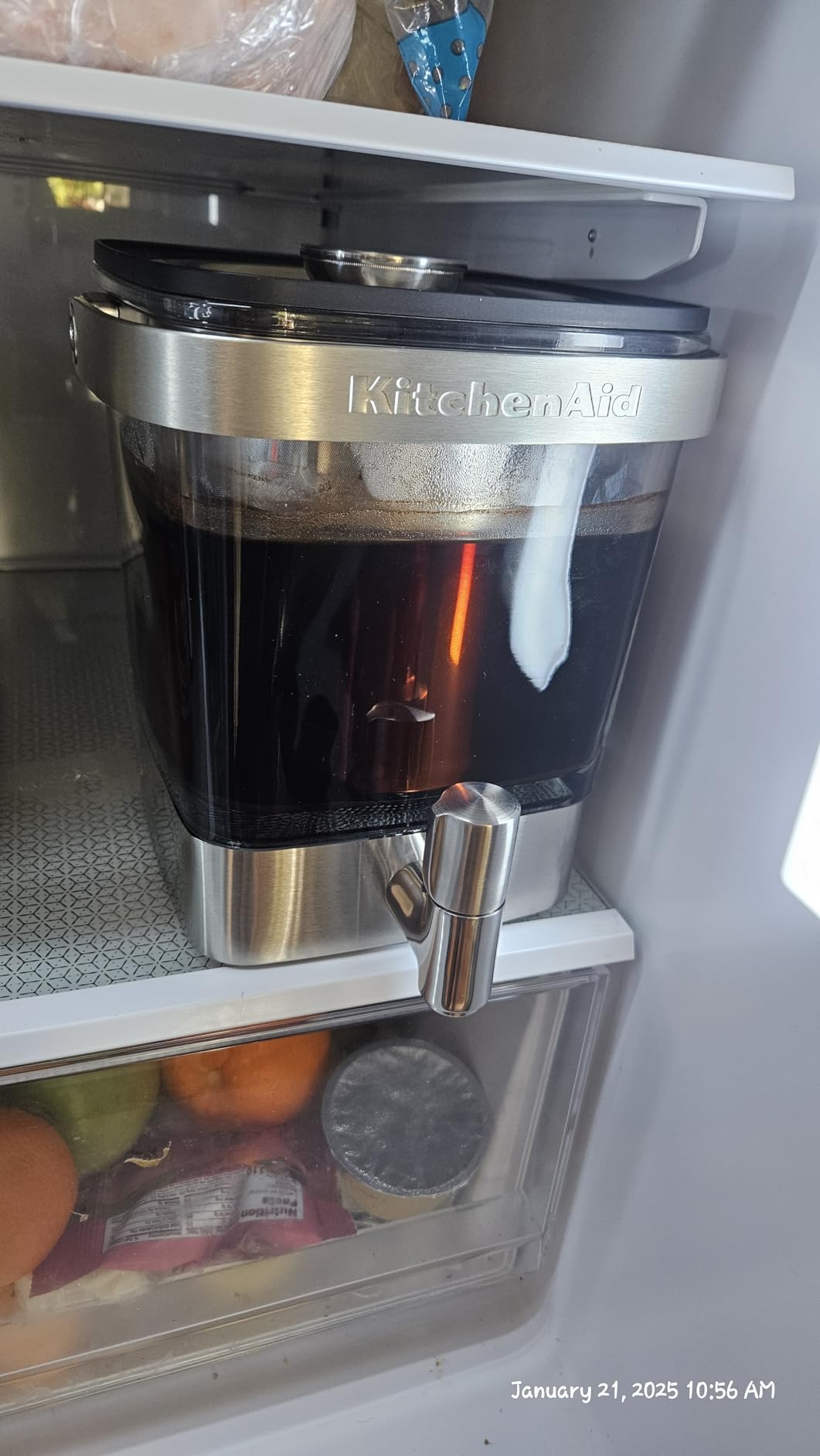 KitchenAid 28 oz Cold Brew Coffee Maker, KCM4212 | Small footprint, streamlined design with glass and Stainless Steel components, reusable steeper for custom brews customer photo 1