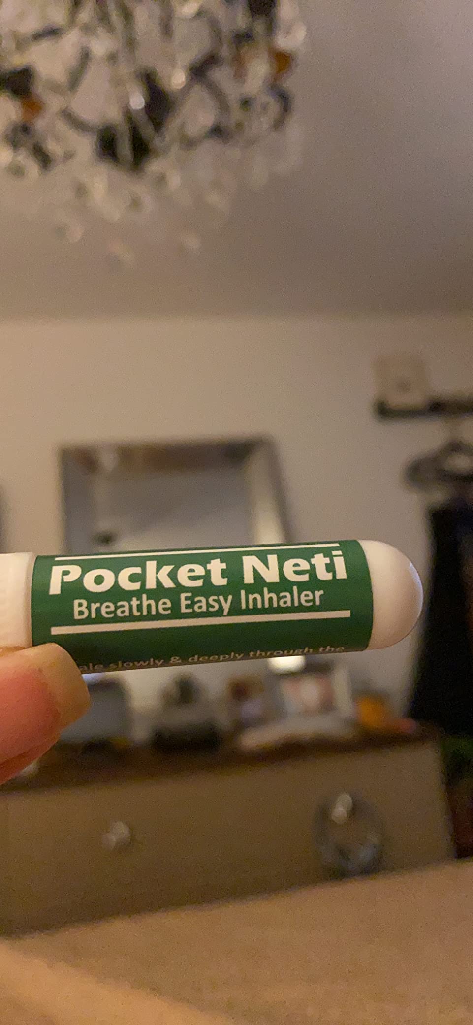 Basic Vigor Pocket Neti Breathe Easy Himalayan Salt Aromatherapy Sinus Inhaler 2 Pack with Essential Oils. Natural Nasal Stick/Nasal Inhaler with Eucalyptus. Made in the USA. customer photo 1
